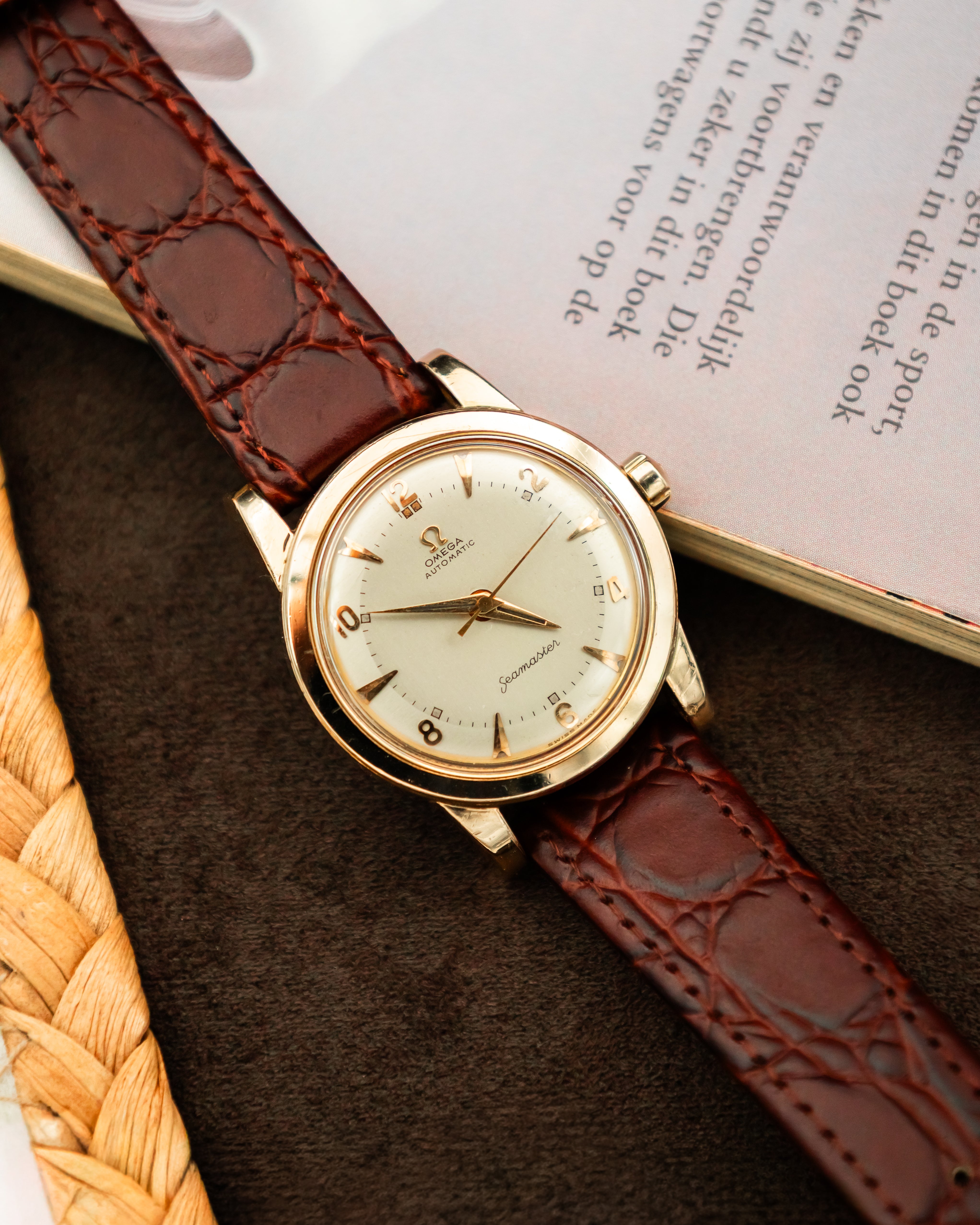 Omega 2577-11 SC Seamaster Bumper - two-tone champagne dial