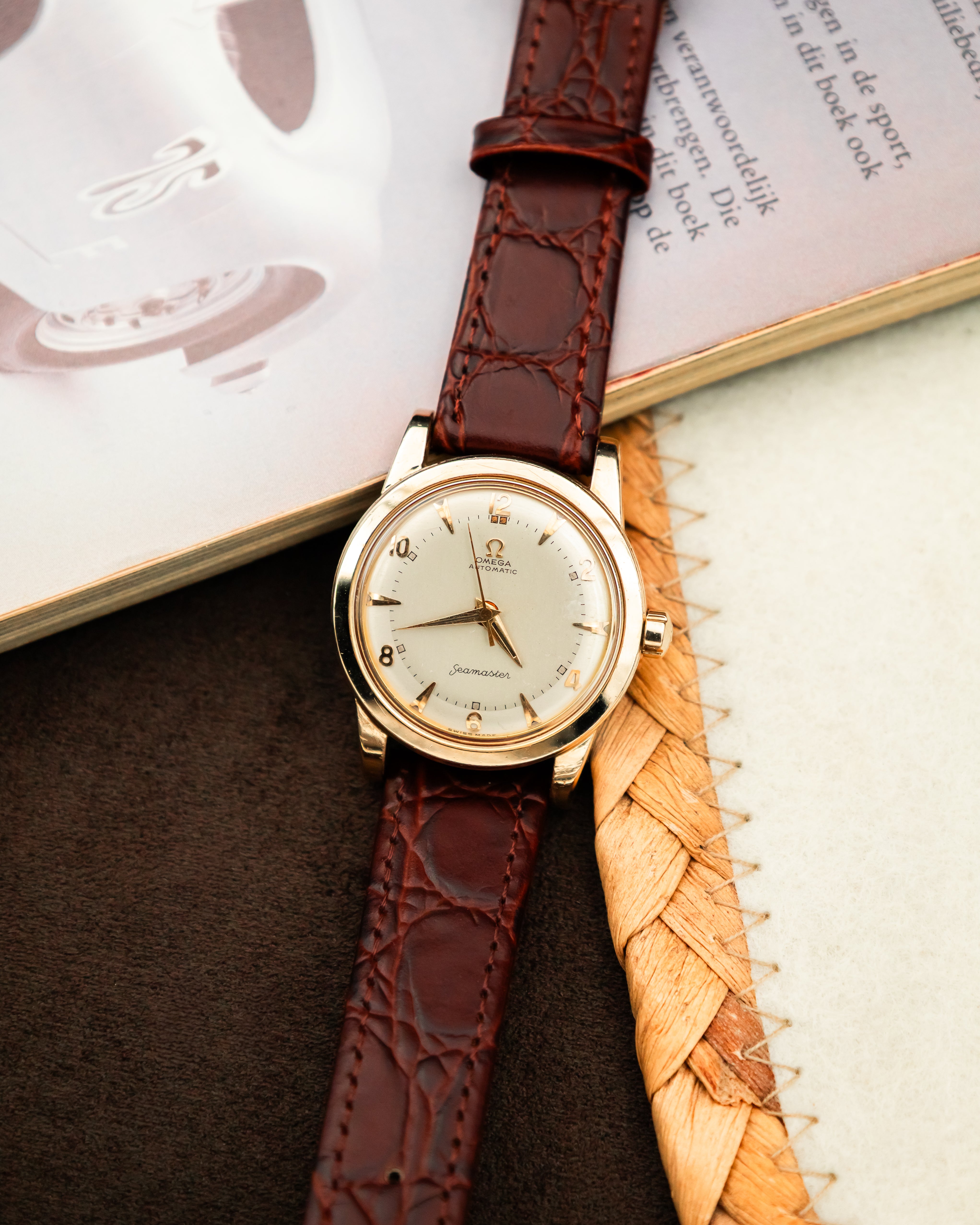 Omega 2577-11 SC Seamaster Bumper - two-tone champagne dial
