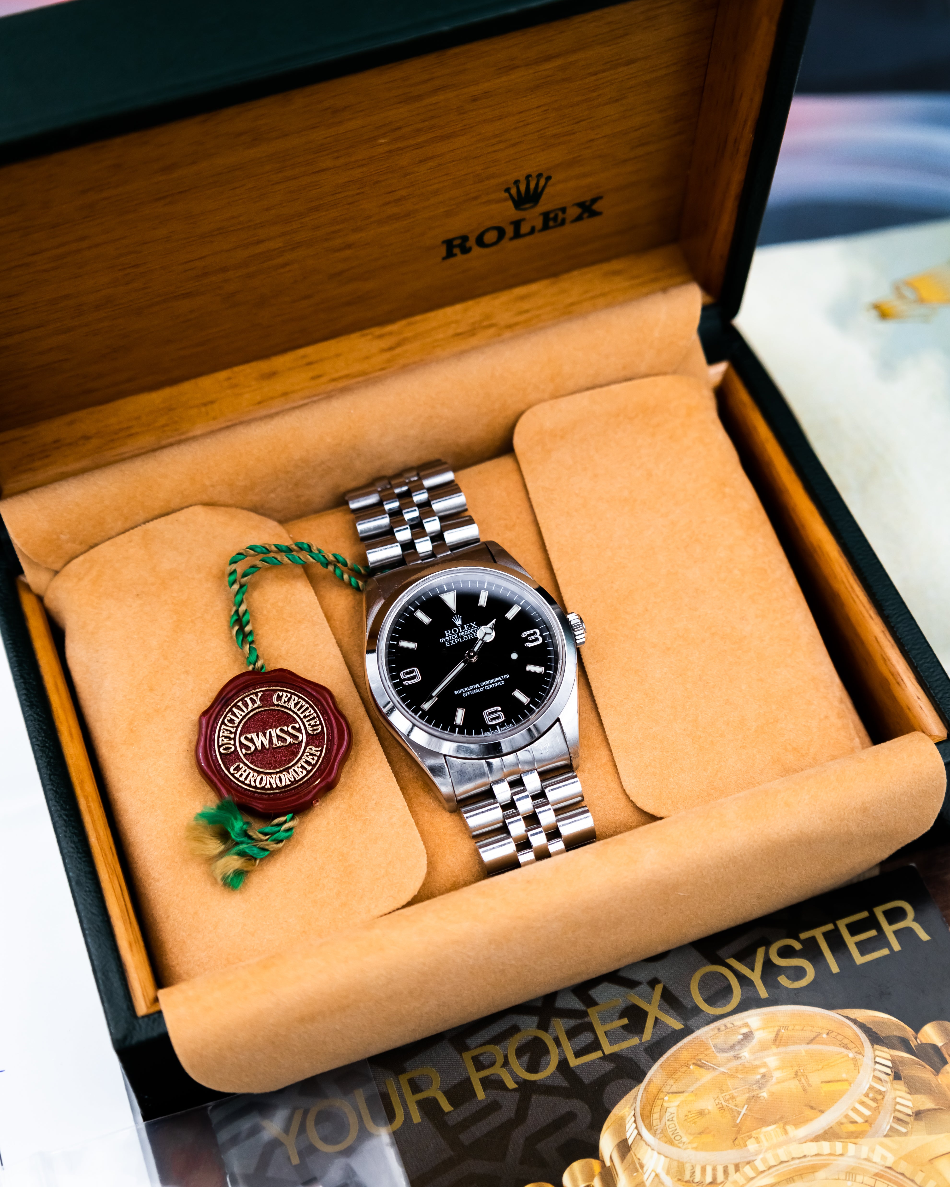 Rolex 14270 Explorer - SWISS black dial