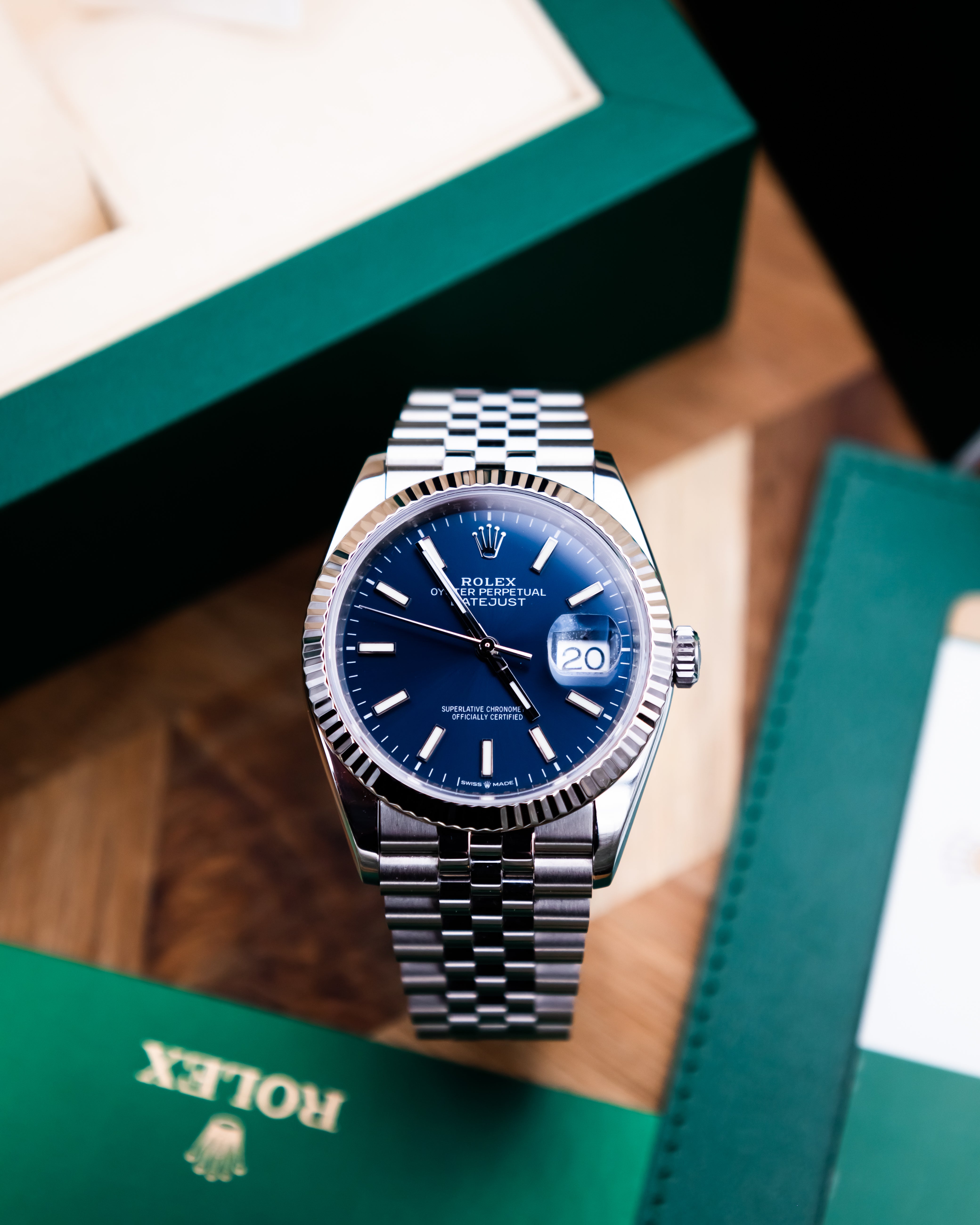 Rolex 126234 Perpetual Datejust - blue dial