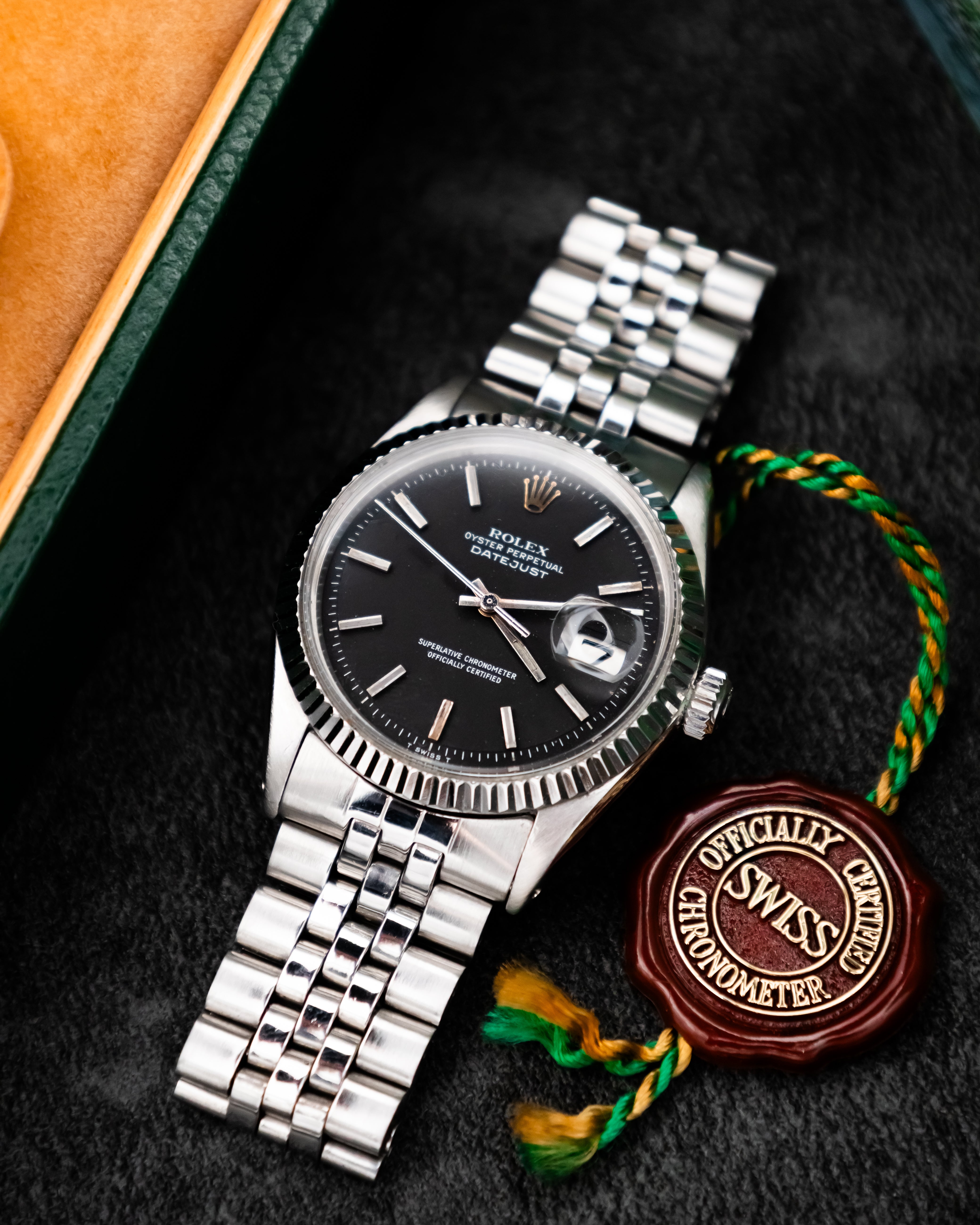 Rolex 1603 Perpetual Datejust - black dial