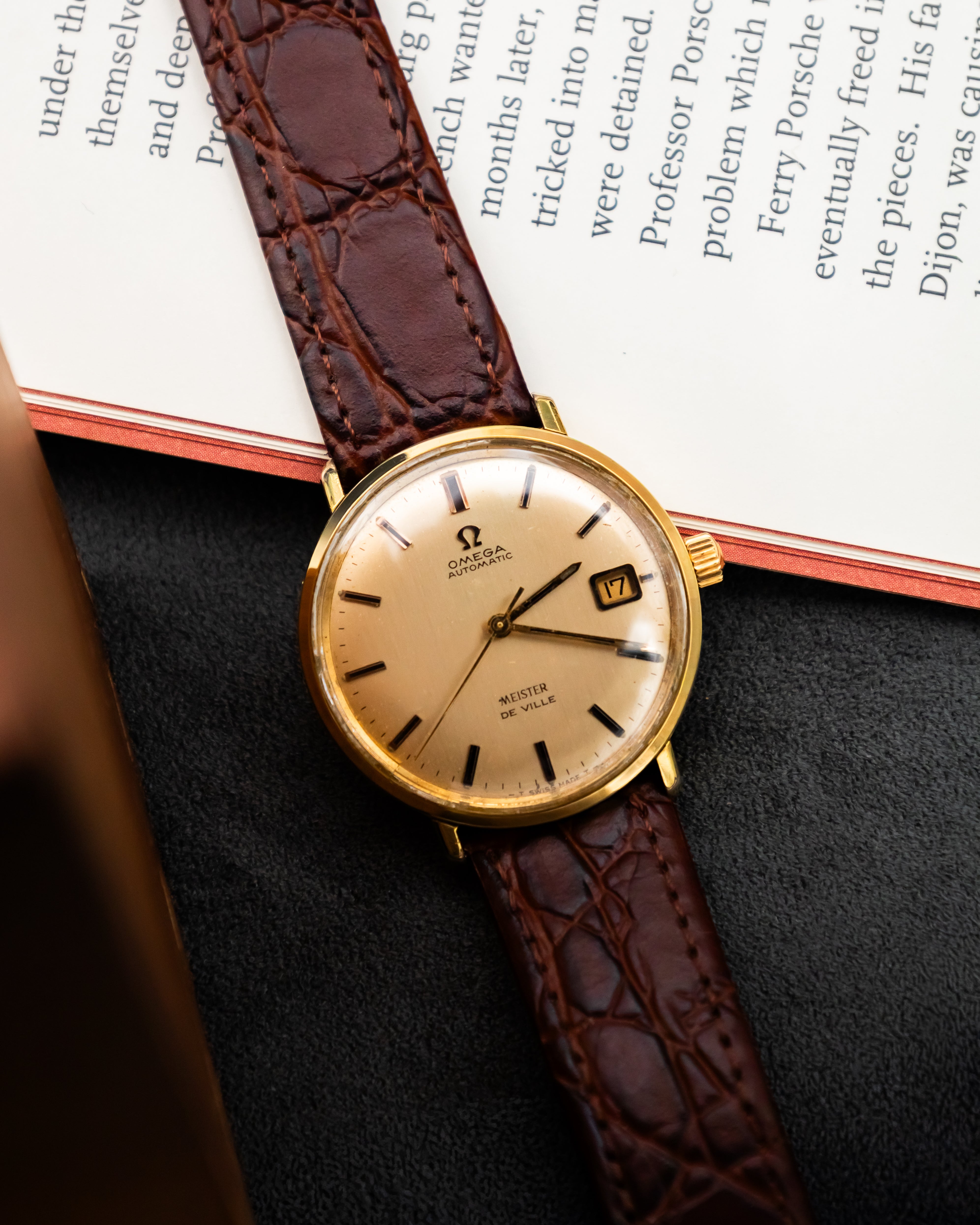 Omega 166.033 Meister De Ville - Gold dial