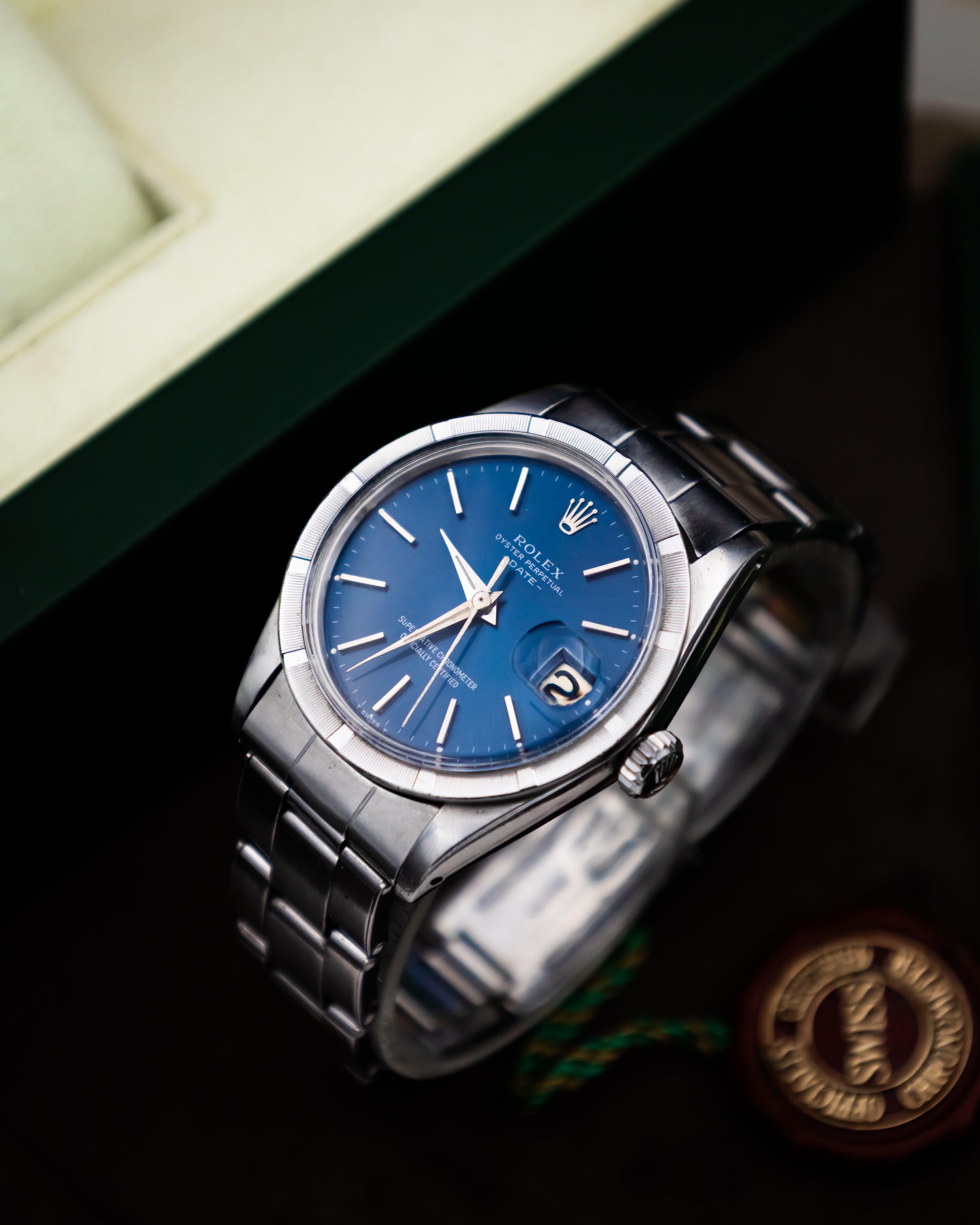Rolex 1501 Perpetual Date - Blue Dial