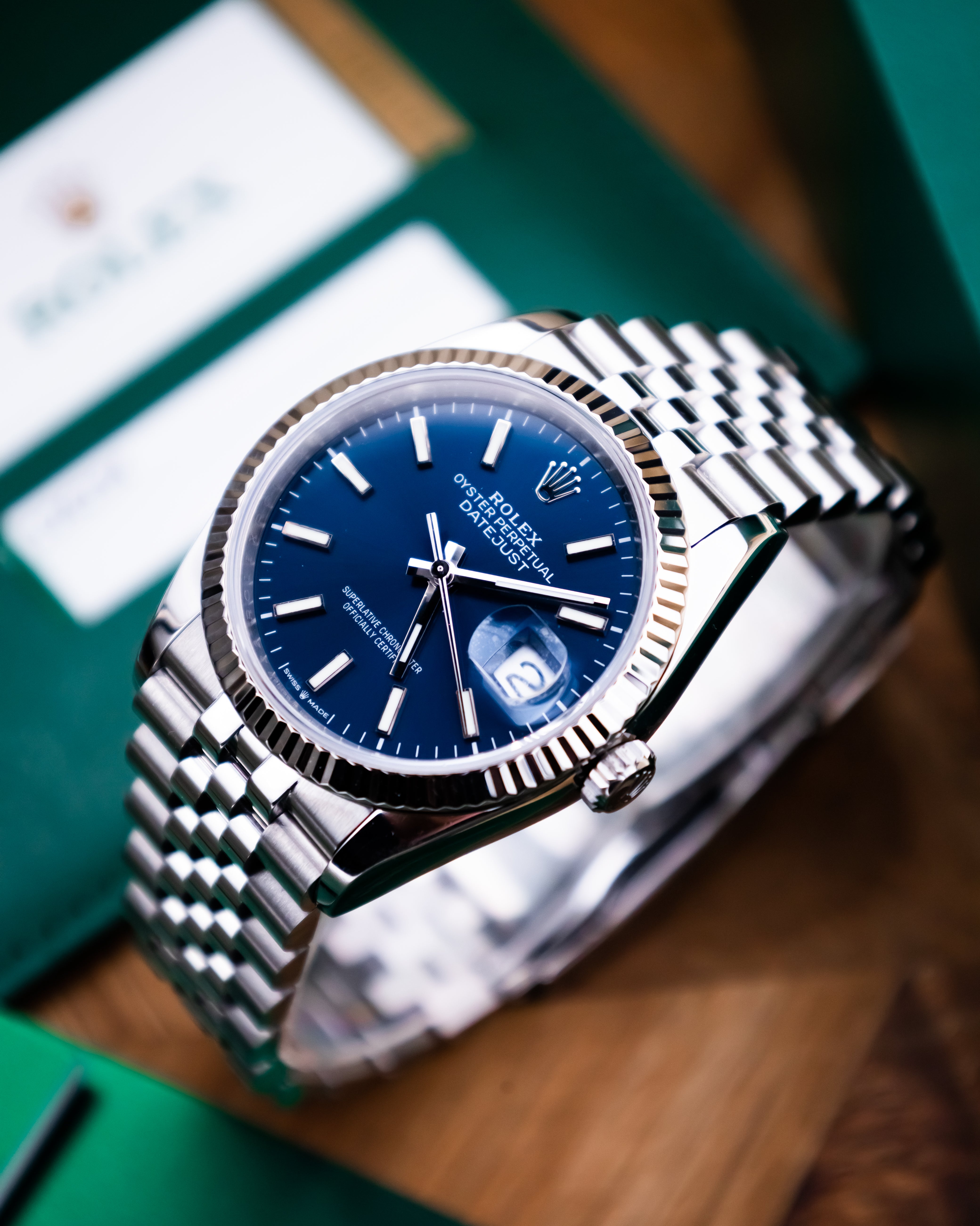 Rolex 126234 Perpetual Datejust - blue dial