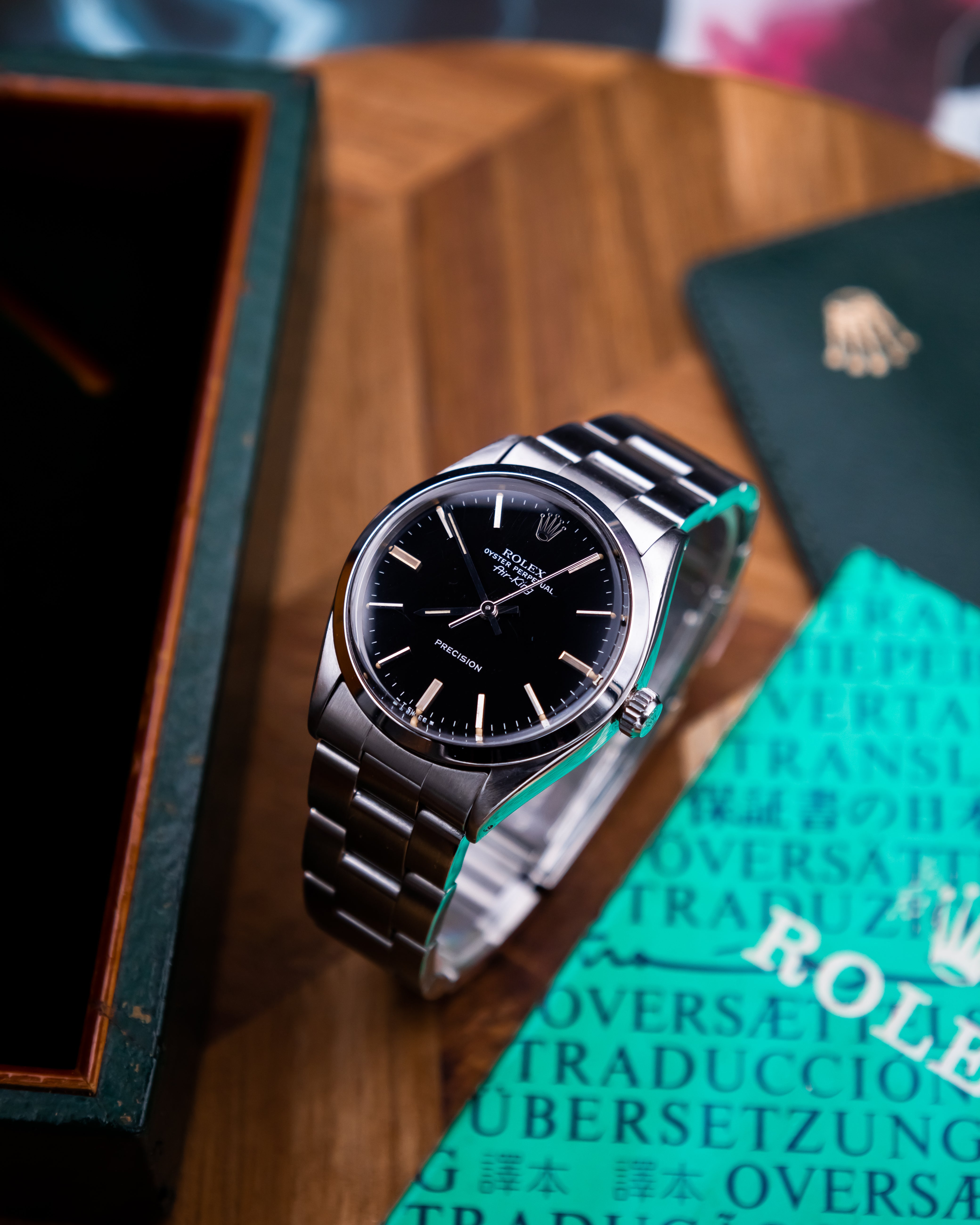 Rolex 5500 Airking - black dial