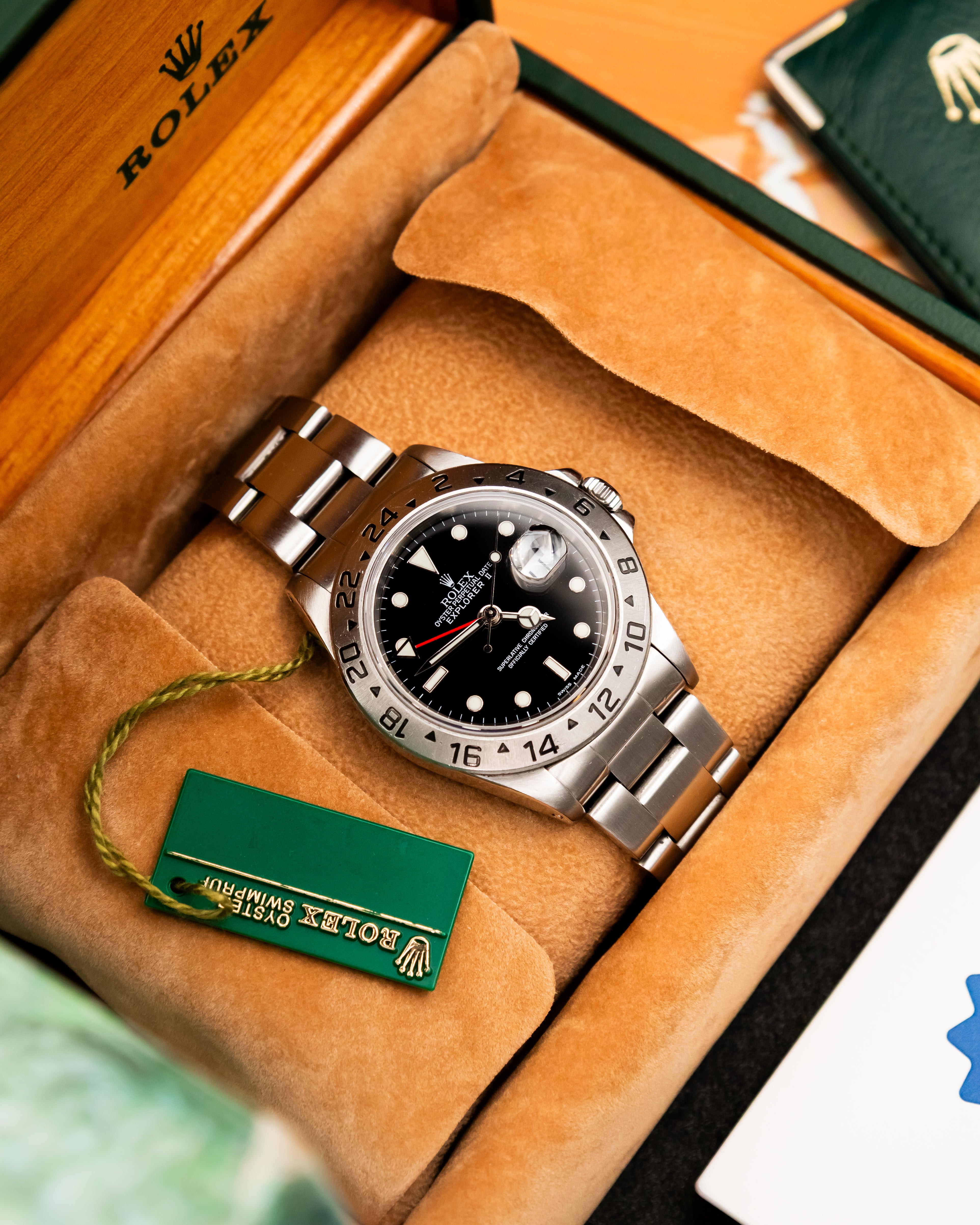 Rolex 16570 Explorer II - Black Dial