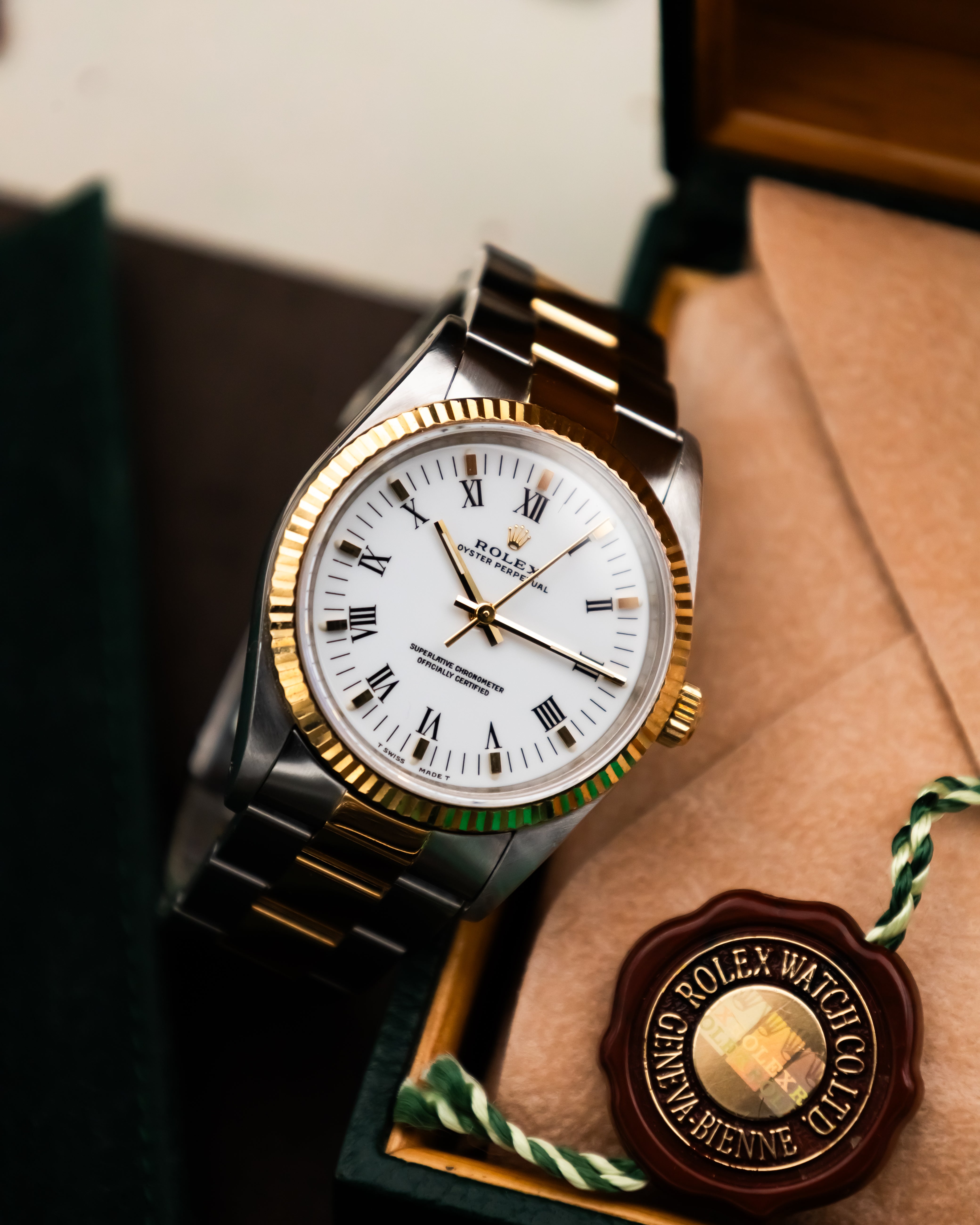 Rolex 14233 Oyster Perpetual - Roman Dial