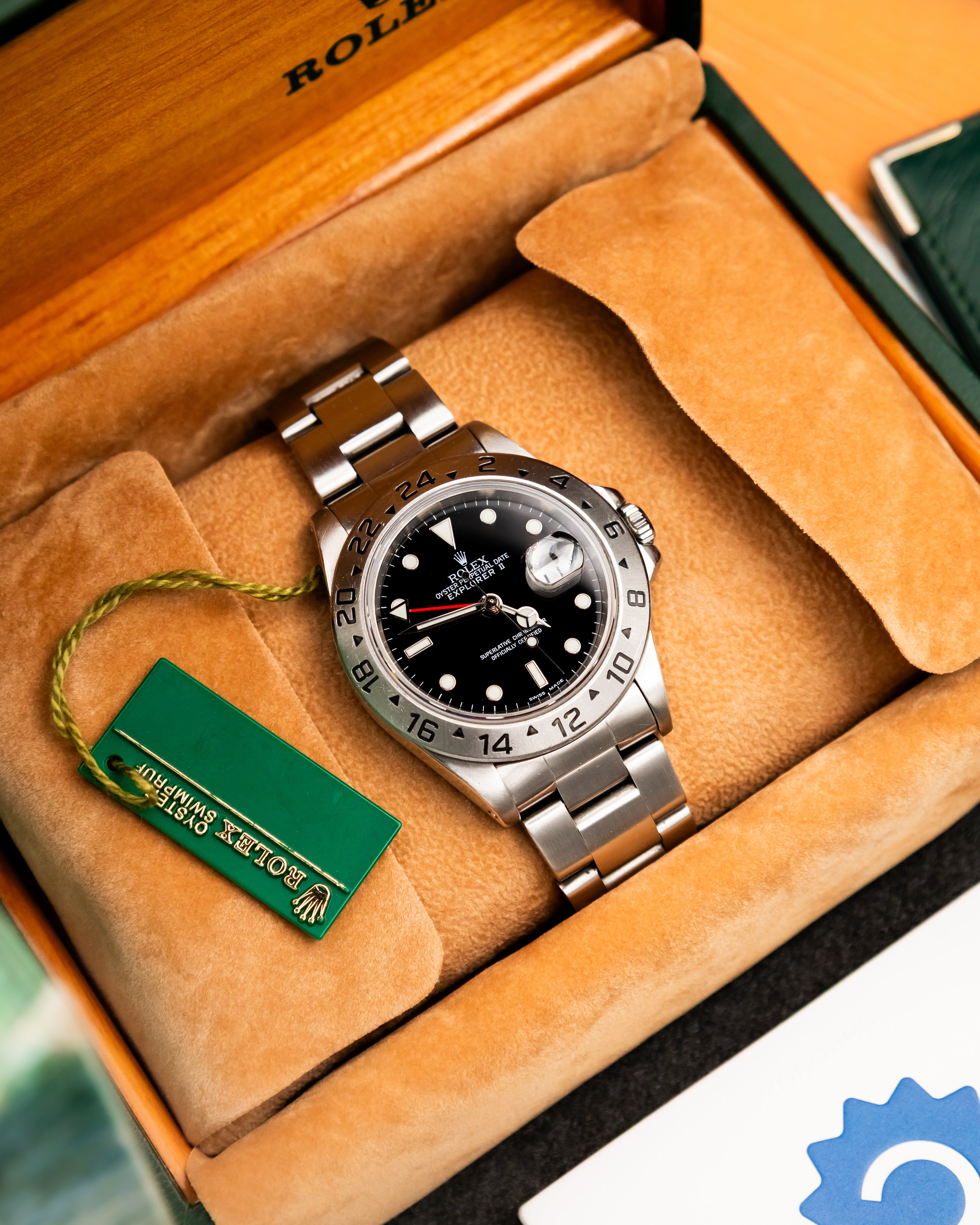 Rolex 16570 Explorer II - Black Dial