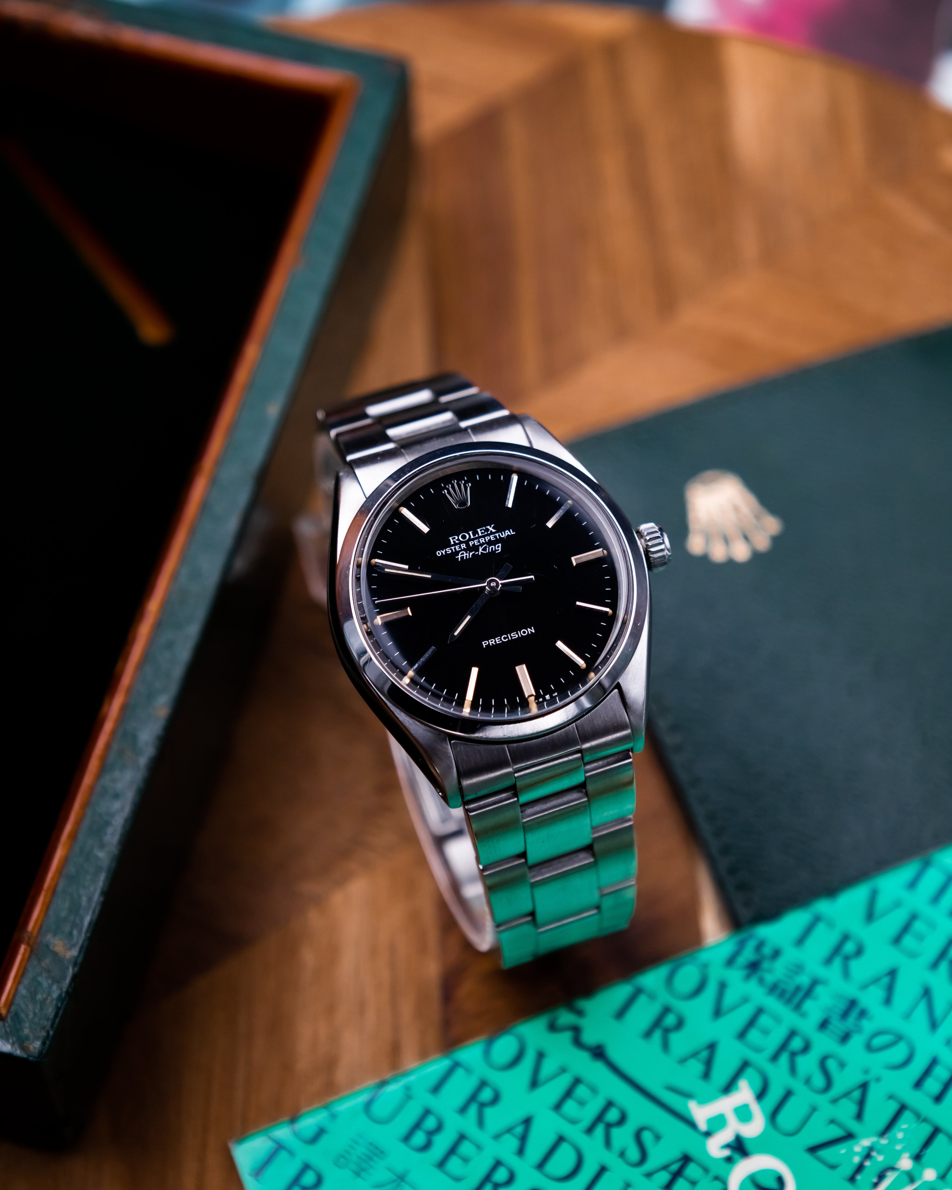 Rolex 5500 Airking - black dial