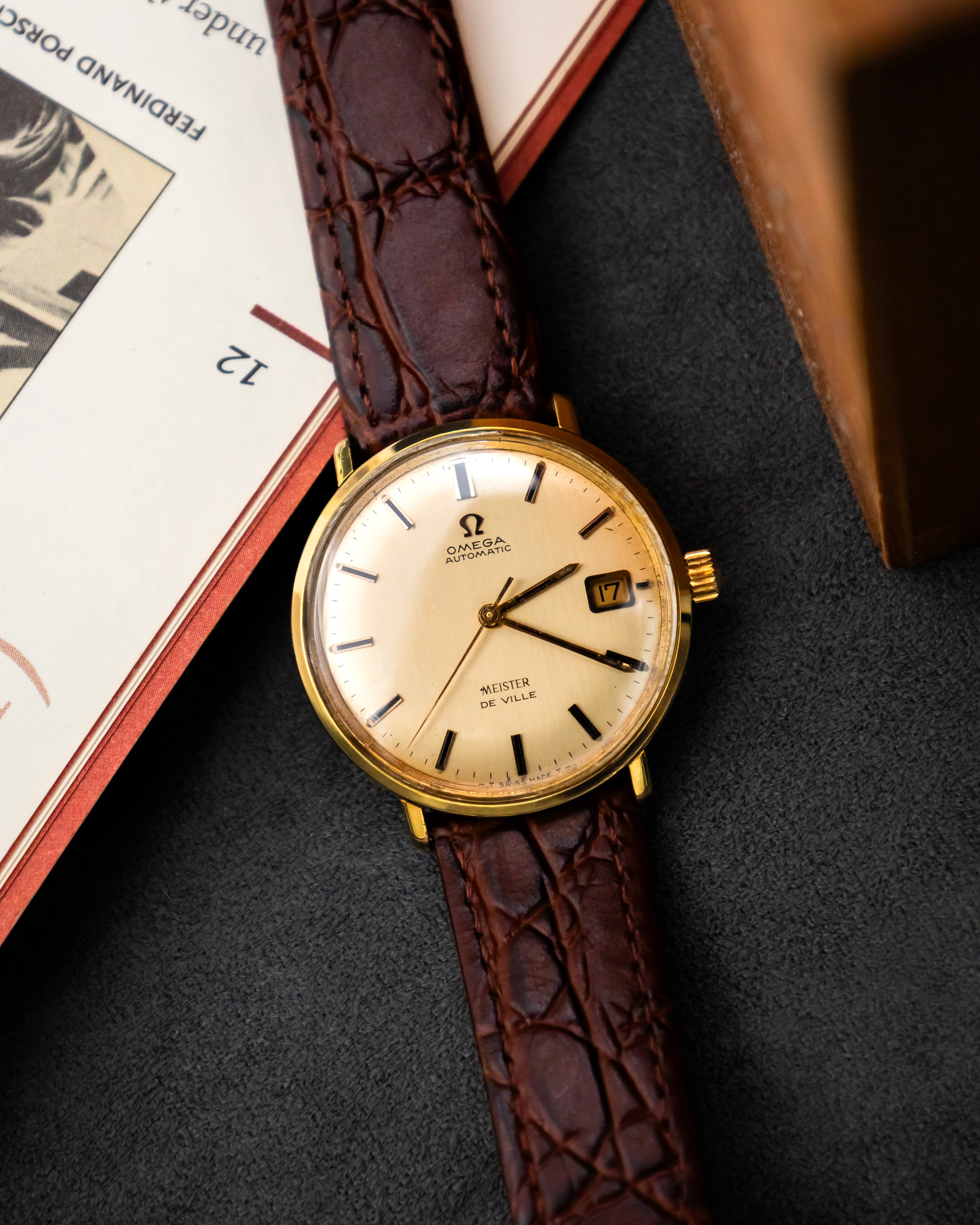 Omega 166.033 Meister De Ville - Gold dial