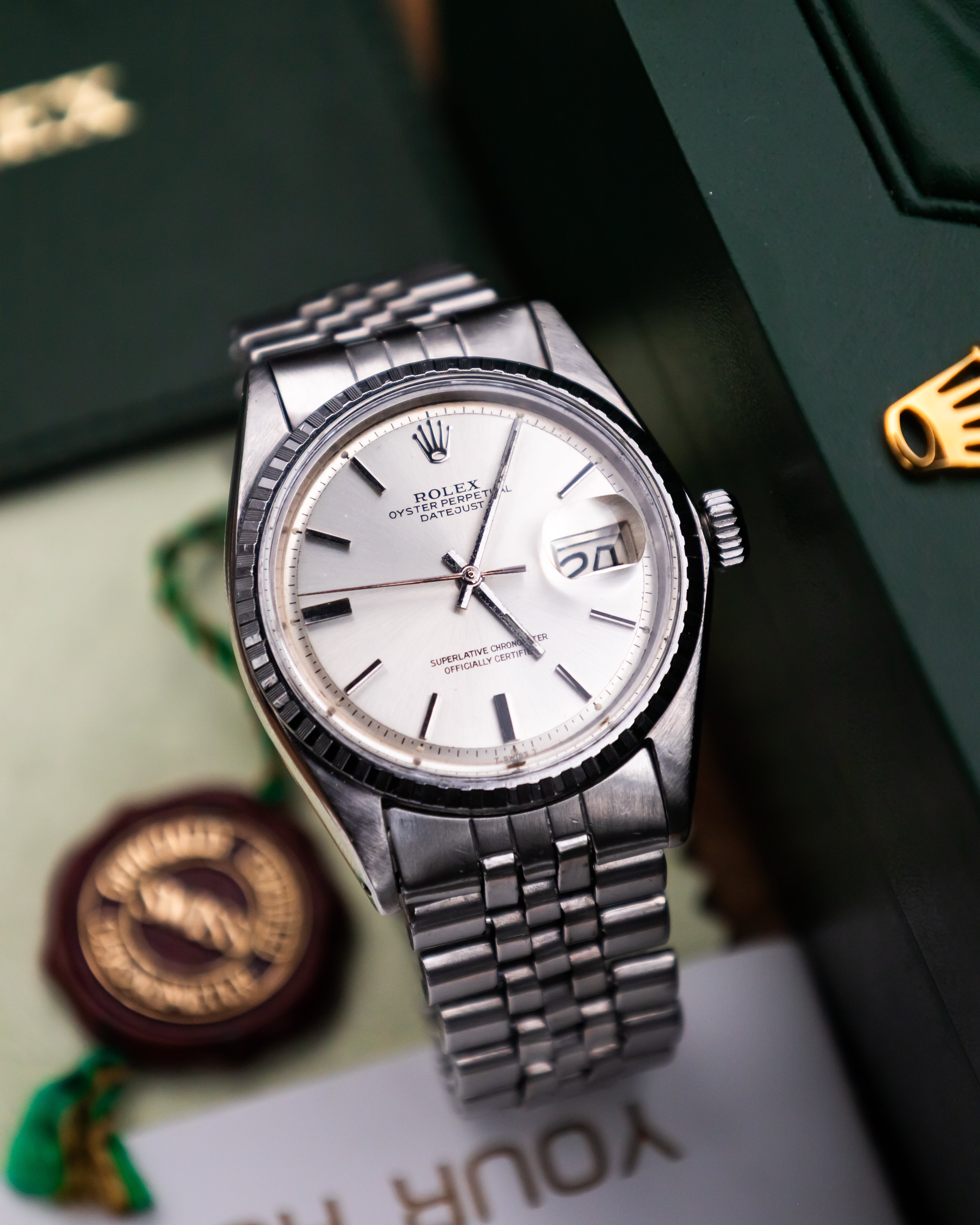 Rolex 1603 Perpetual Datejust - Silver dial