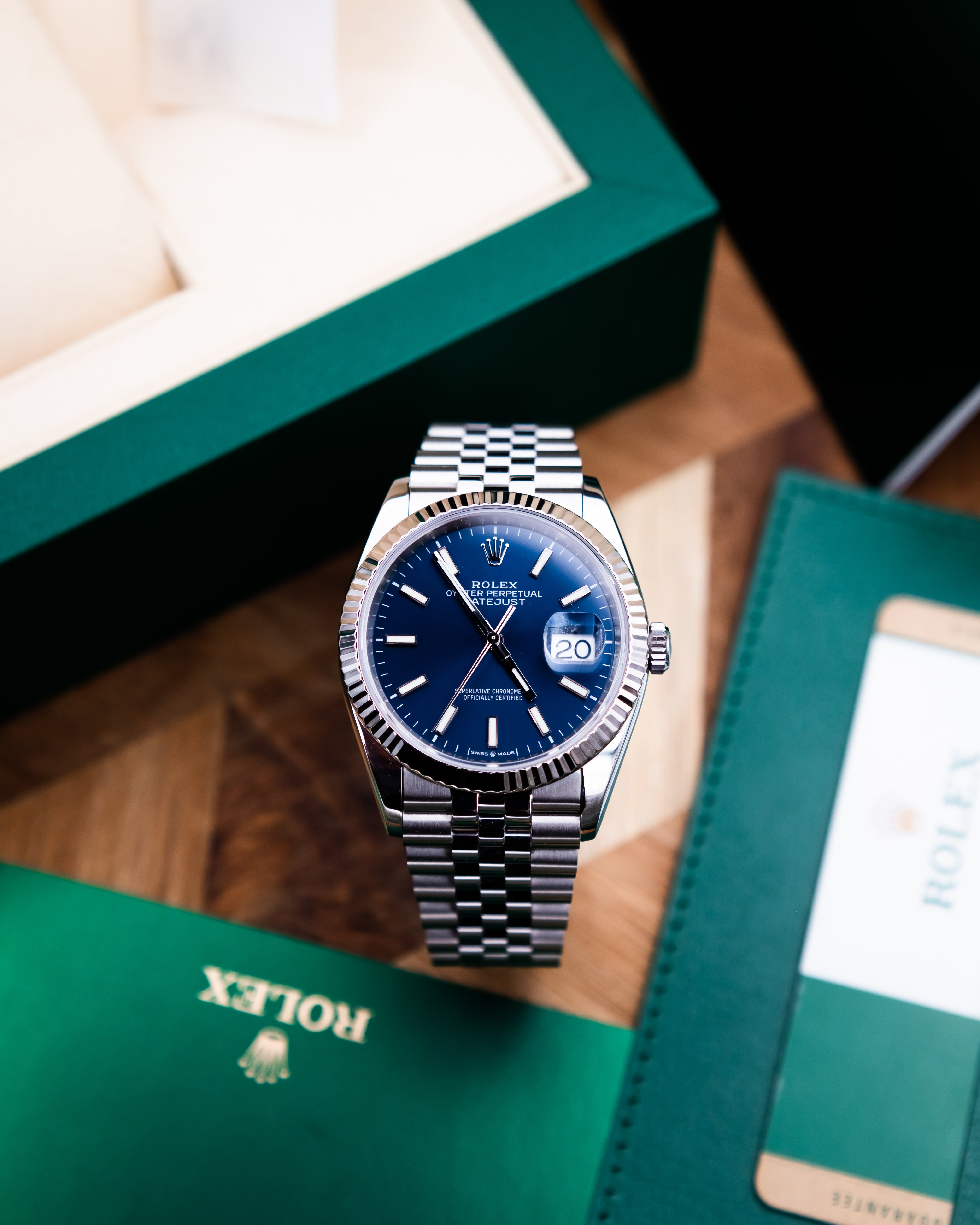 Rolex 126234 Perpetual Datejust - blue dial