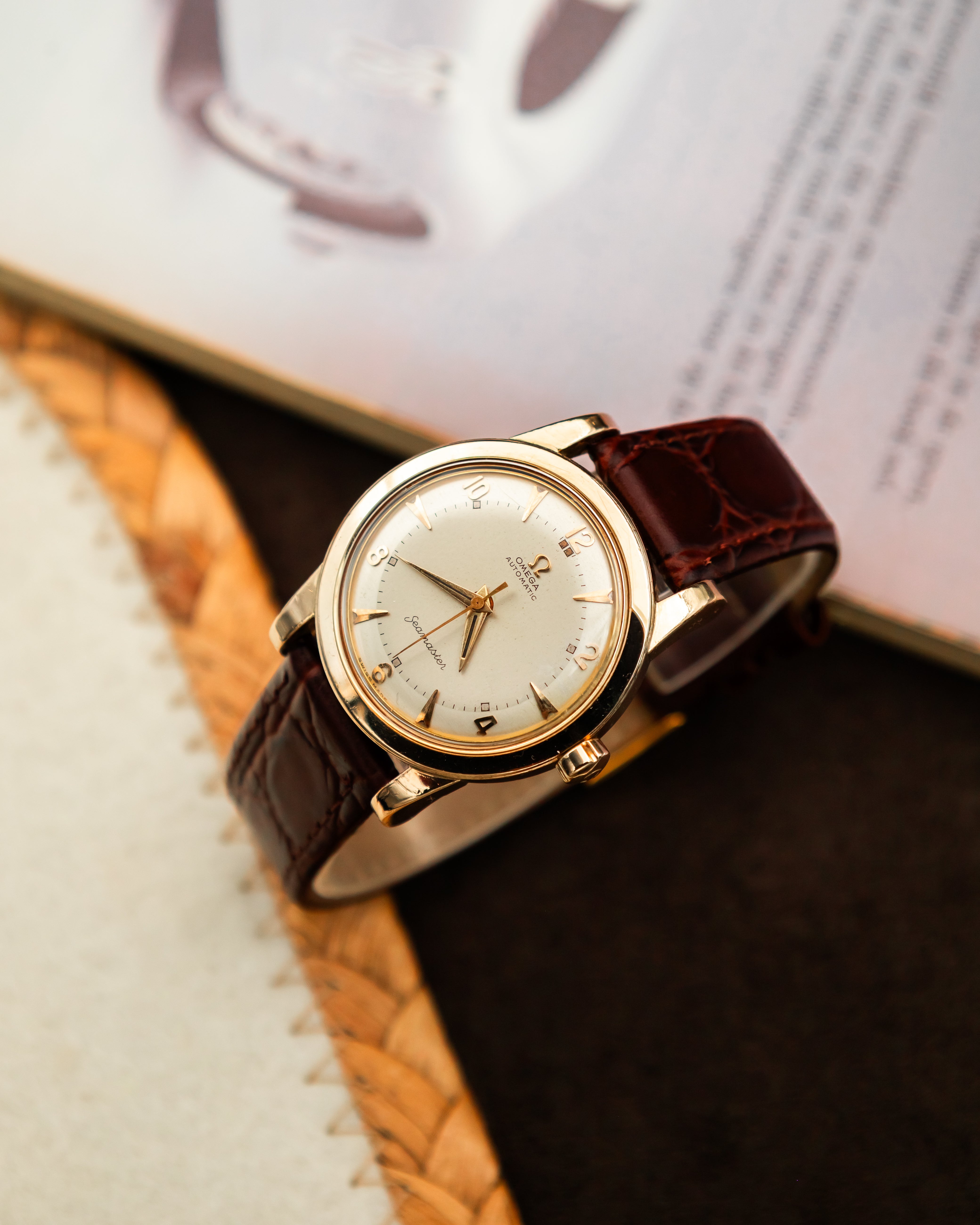 Omega 2577-11 SC Seamaster Bumper - two-tone champagne dial