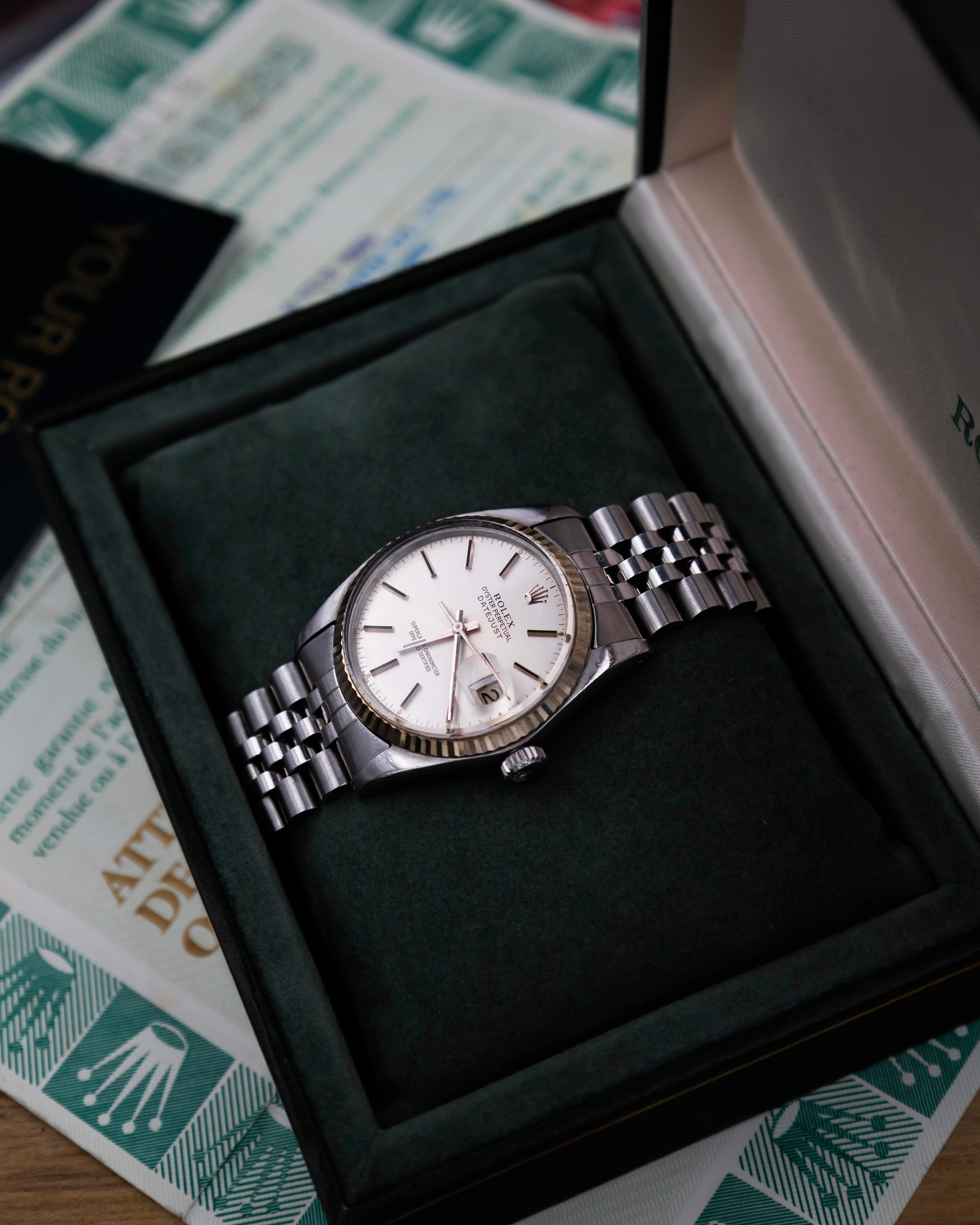 Rolex 16014 Perpetual Datejust - grey dial
