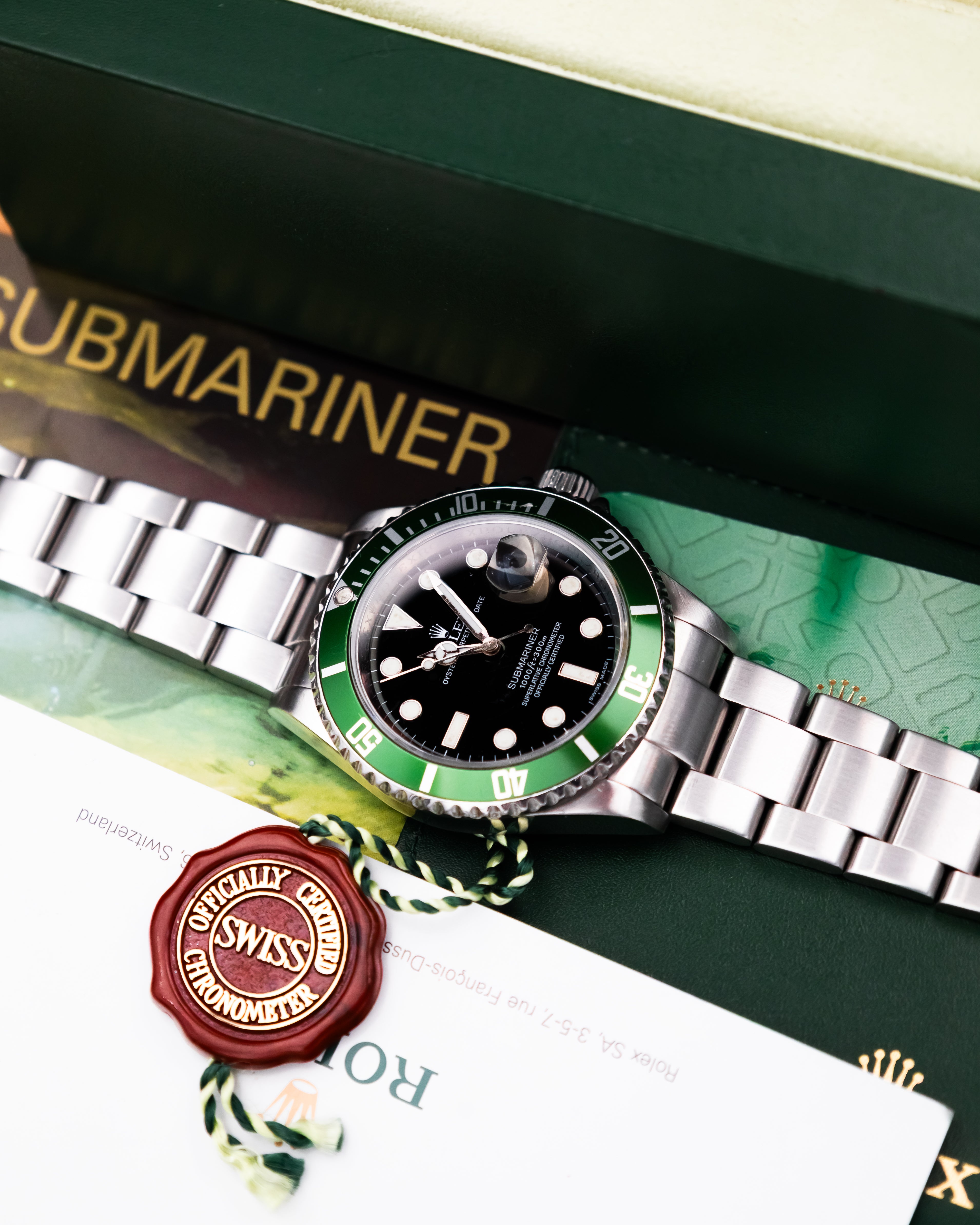 Rolex 16610LV SUBMARINER - black maxi dial