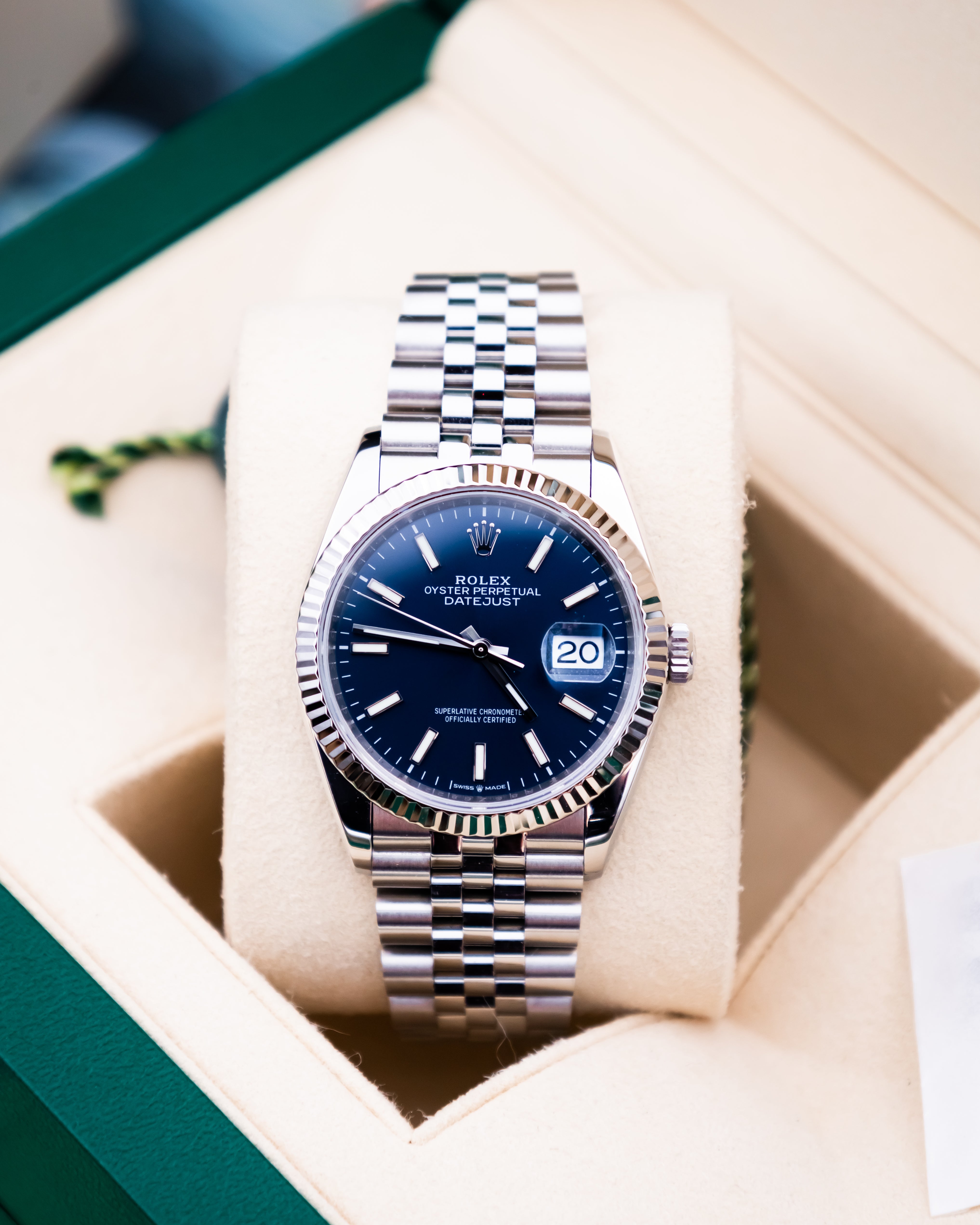 Rolex 126234 Perpetual Datejust - blue dial