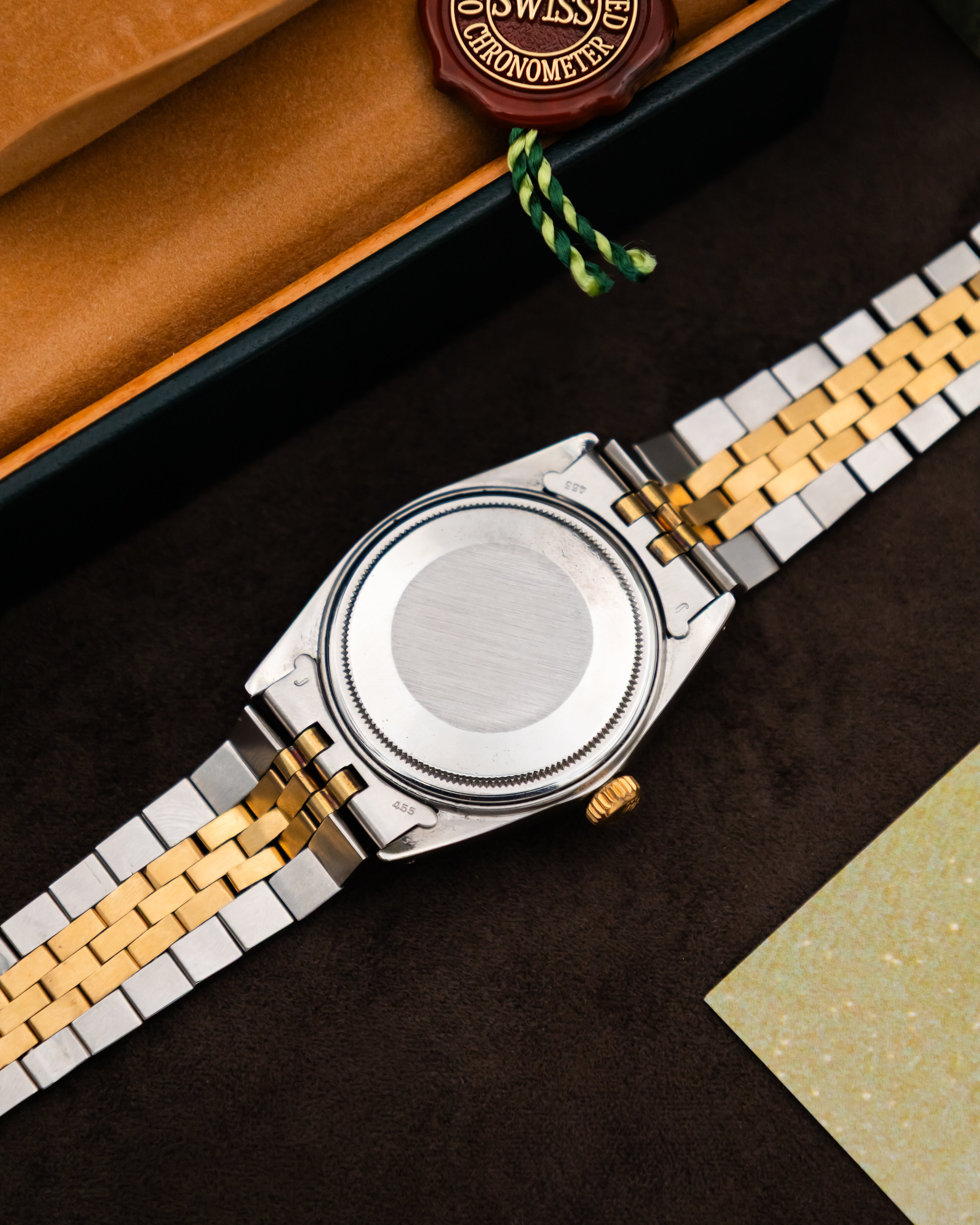 Rolex 16013 Datejust - Gold Tapestry Dial