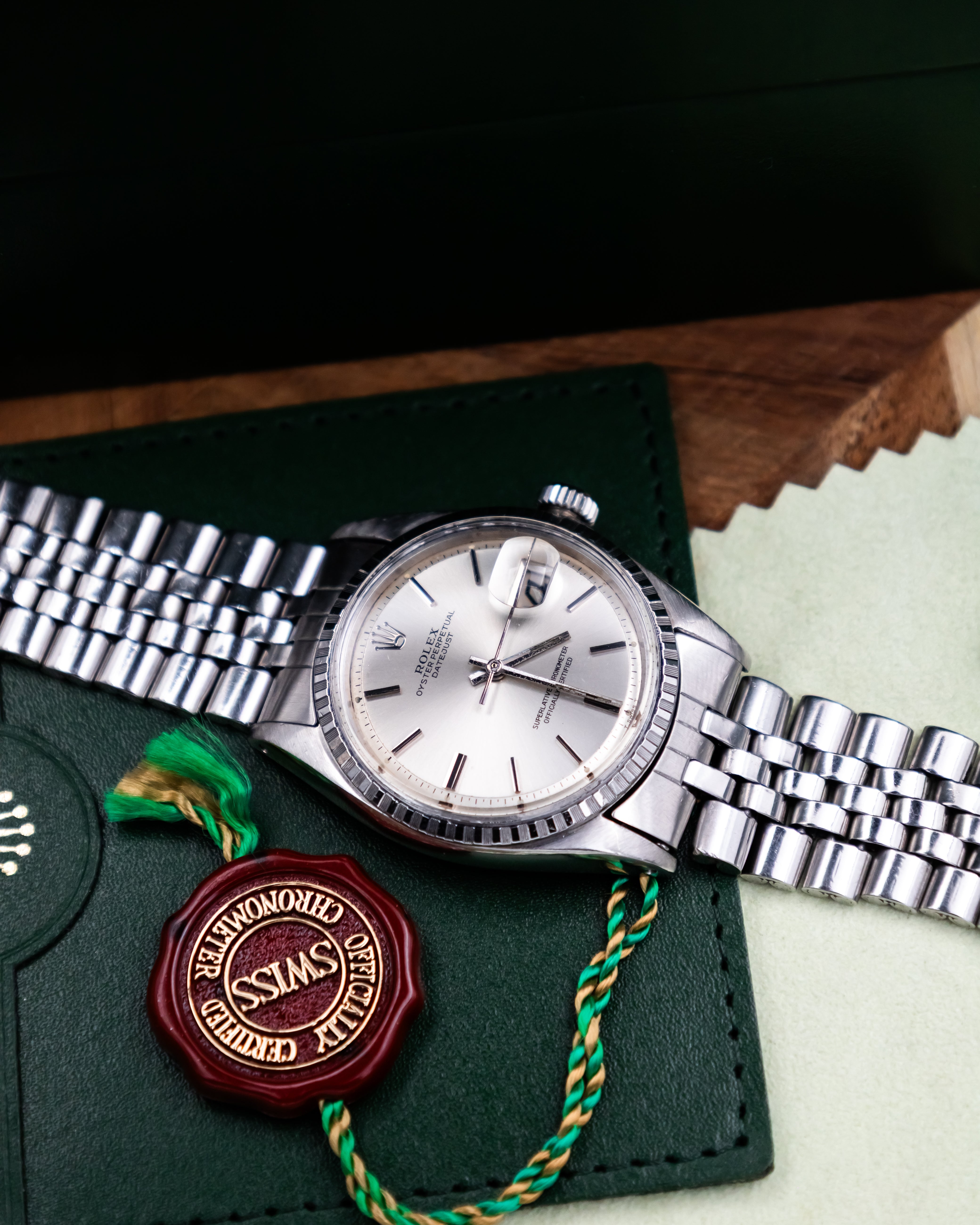 Rolex 1603 Perpetual Datejust - Silver dial