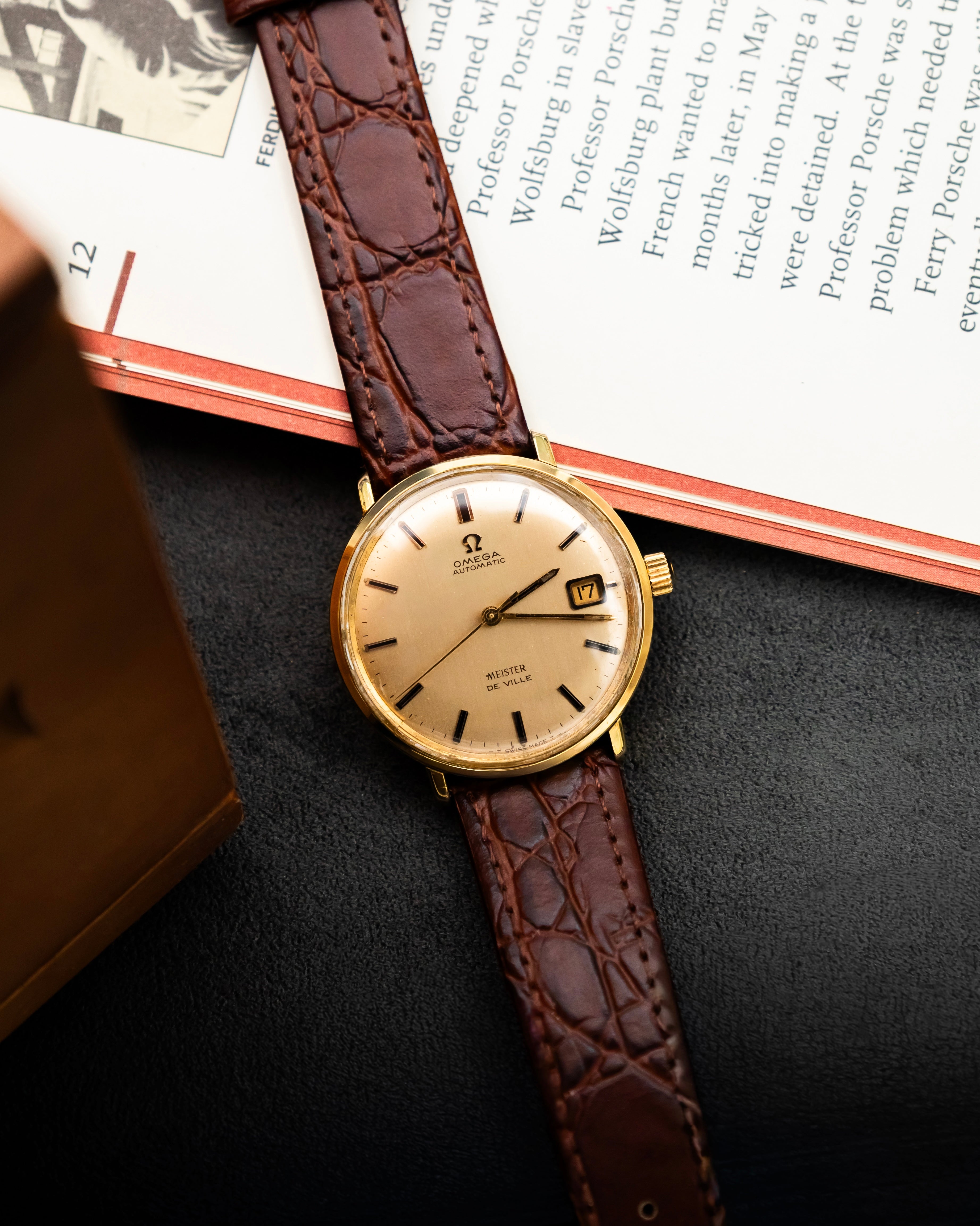 Omega 166.033 Meister De Ville - Gold dial