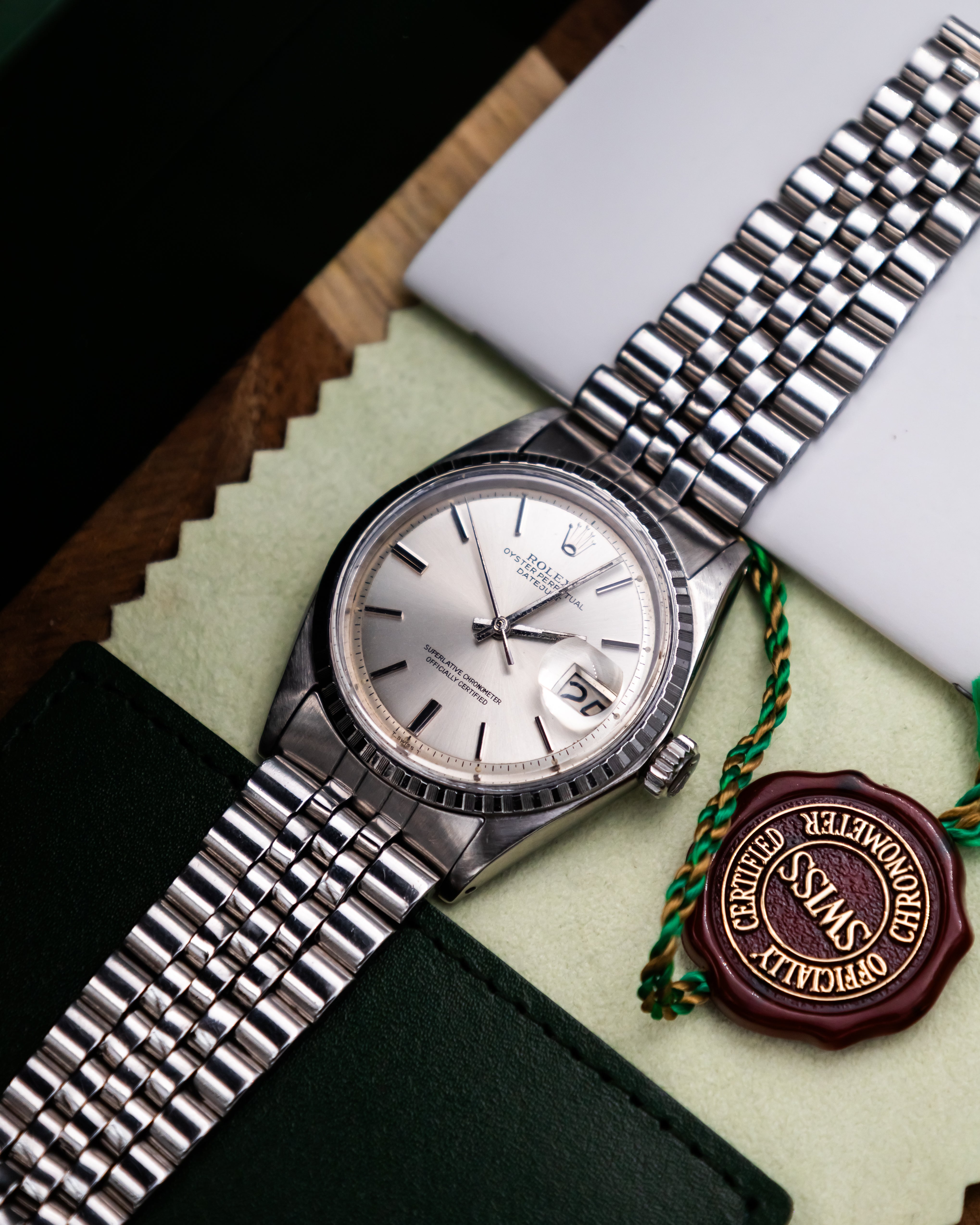 Rolex 1603 Perpetual Datejust - Silver dial