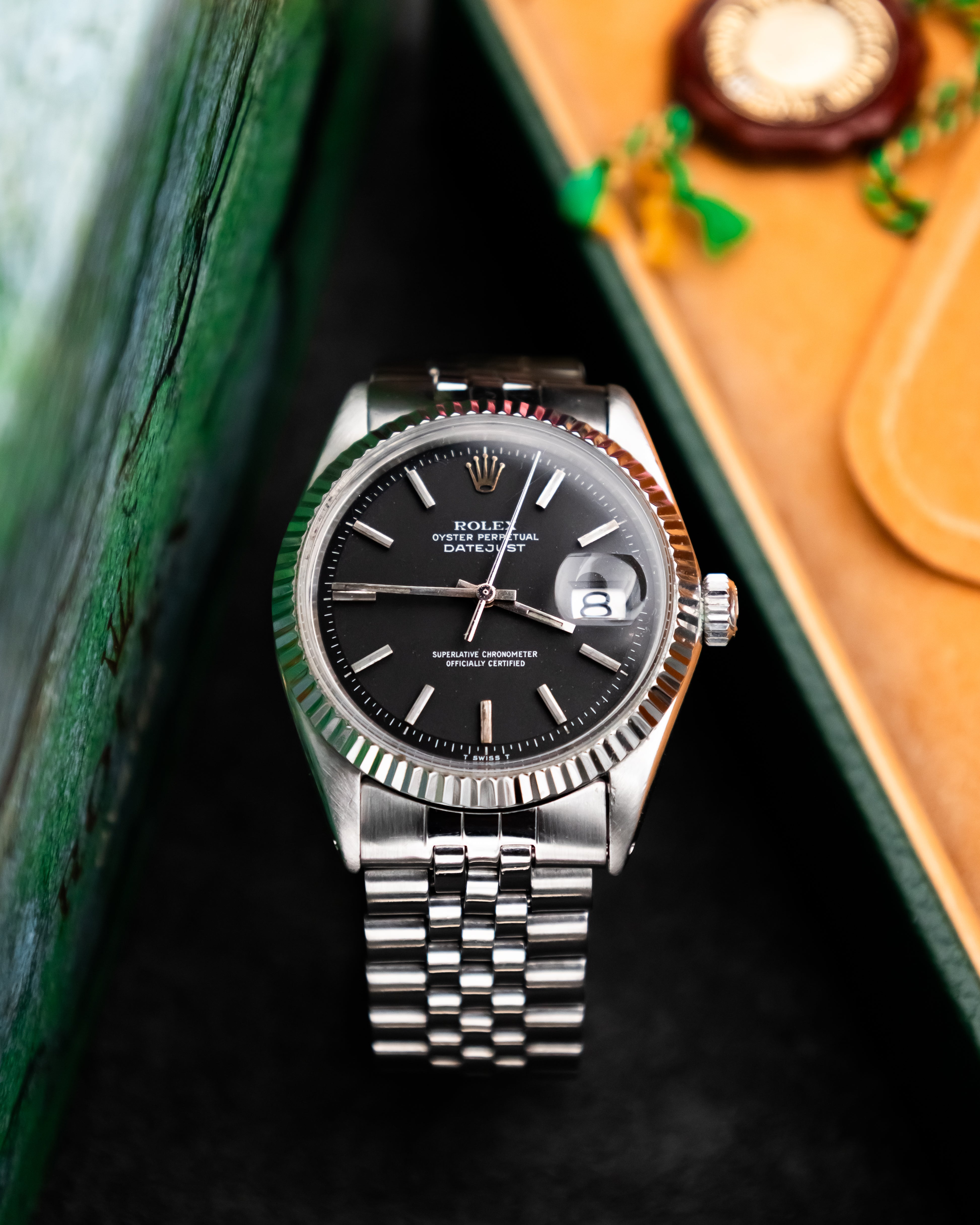 Rolex 1603 Perpetual Datejust - black dial