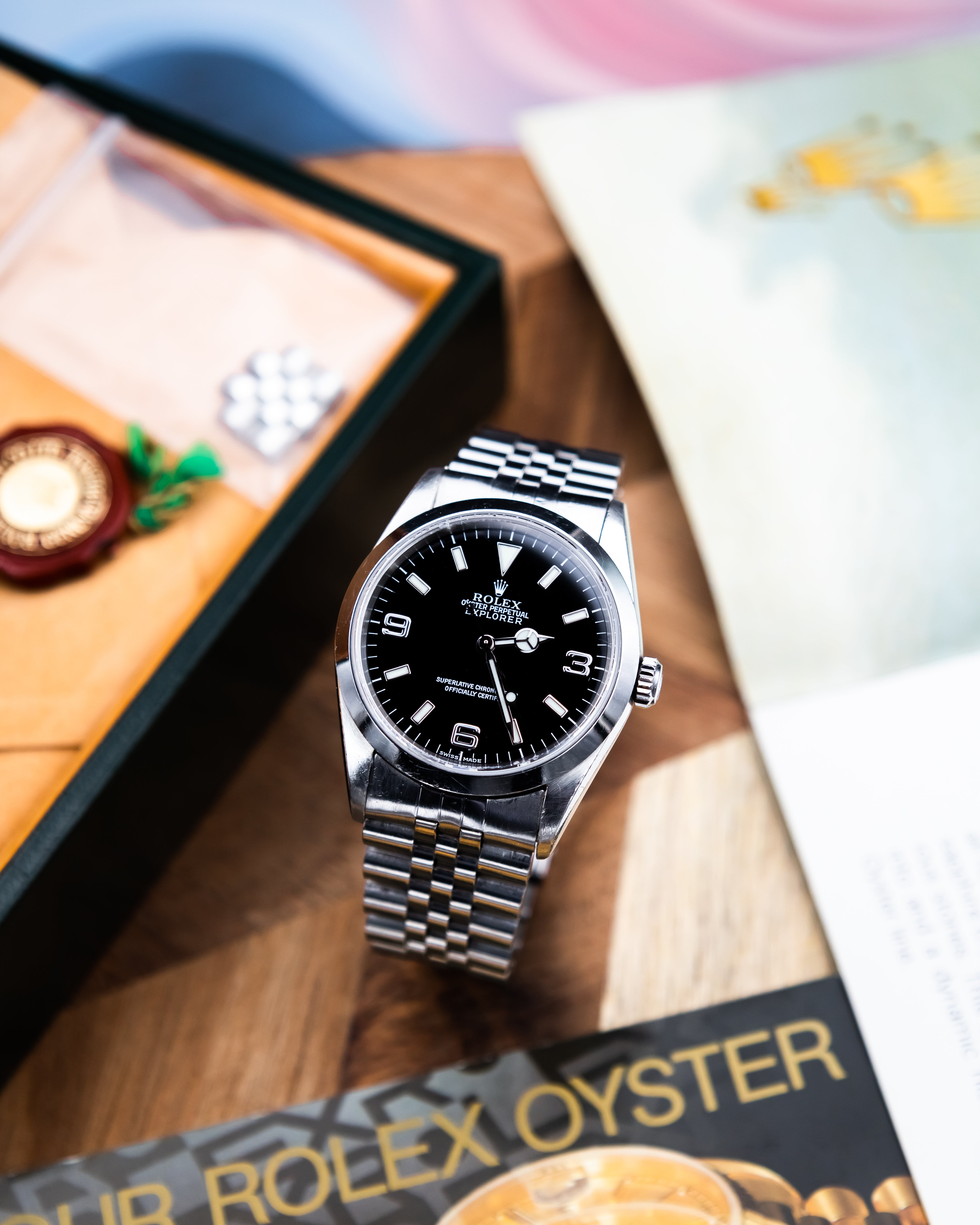 Rolex 14270 Explorer - SWISS black dial