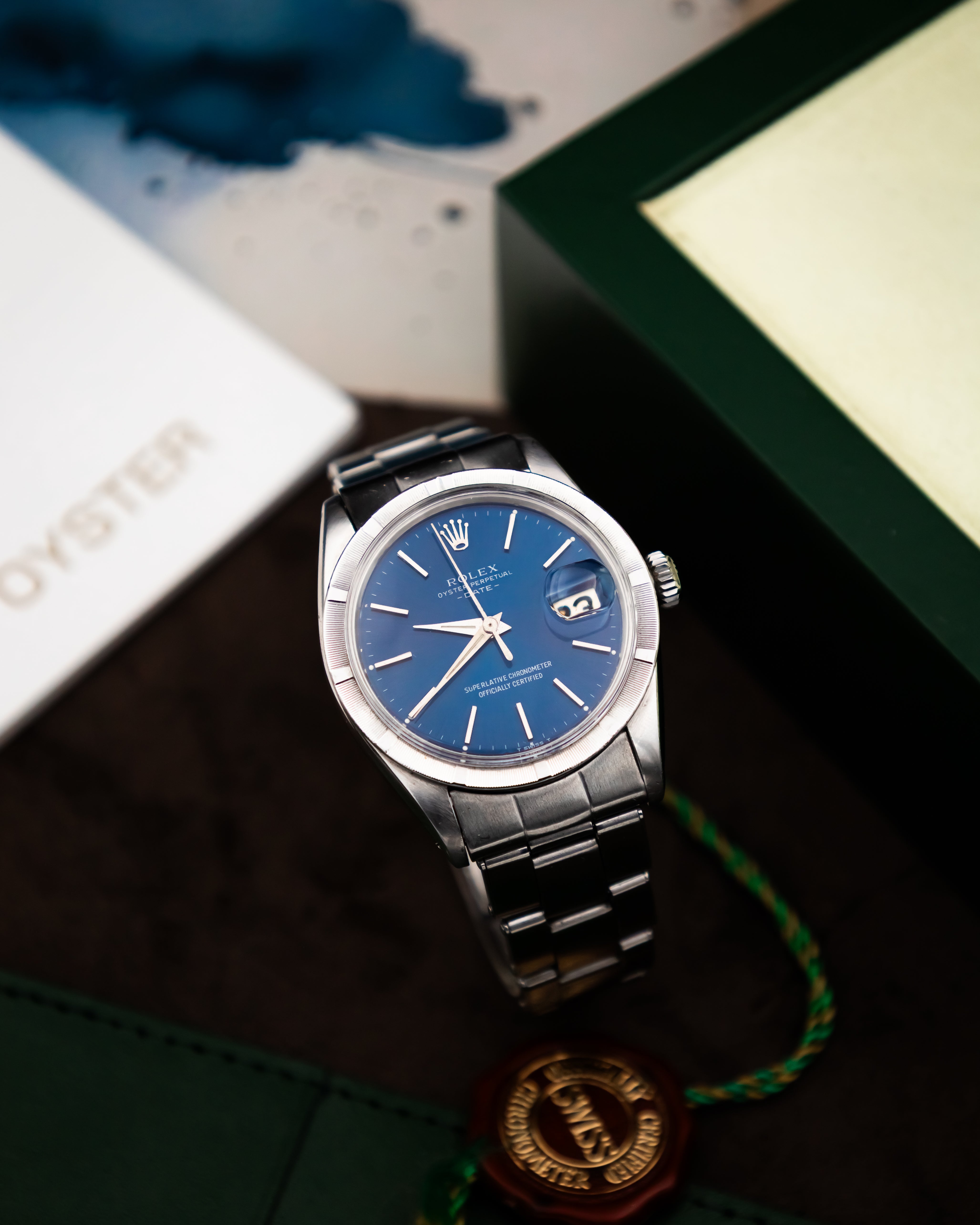 Rolex 1501 Perpetual Date - Blue Dial