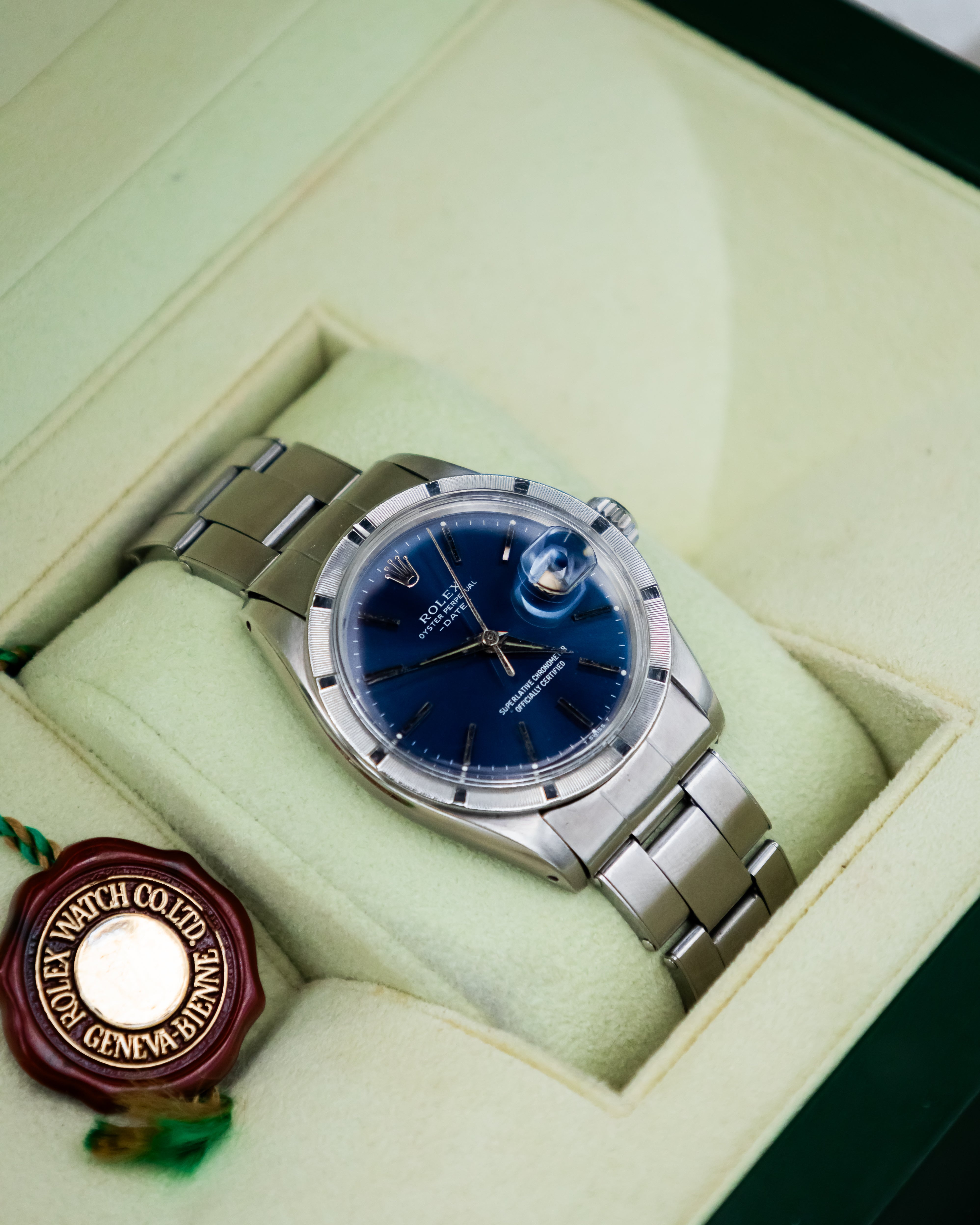 Rolex 1501 Perpetual Date - Blue Dial