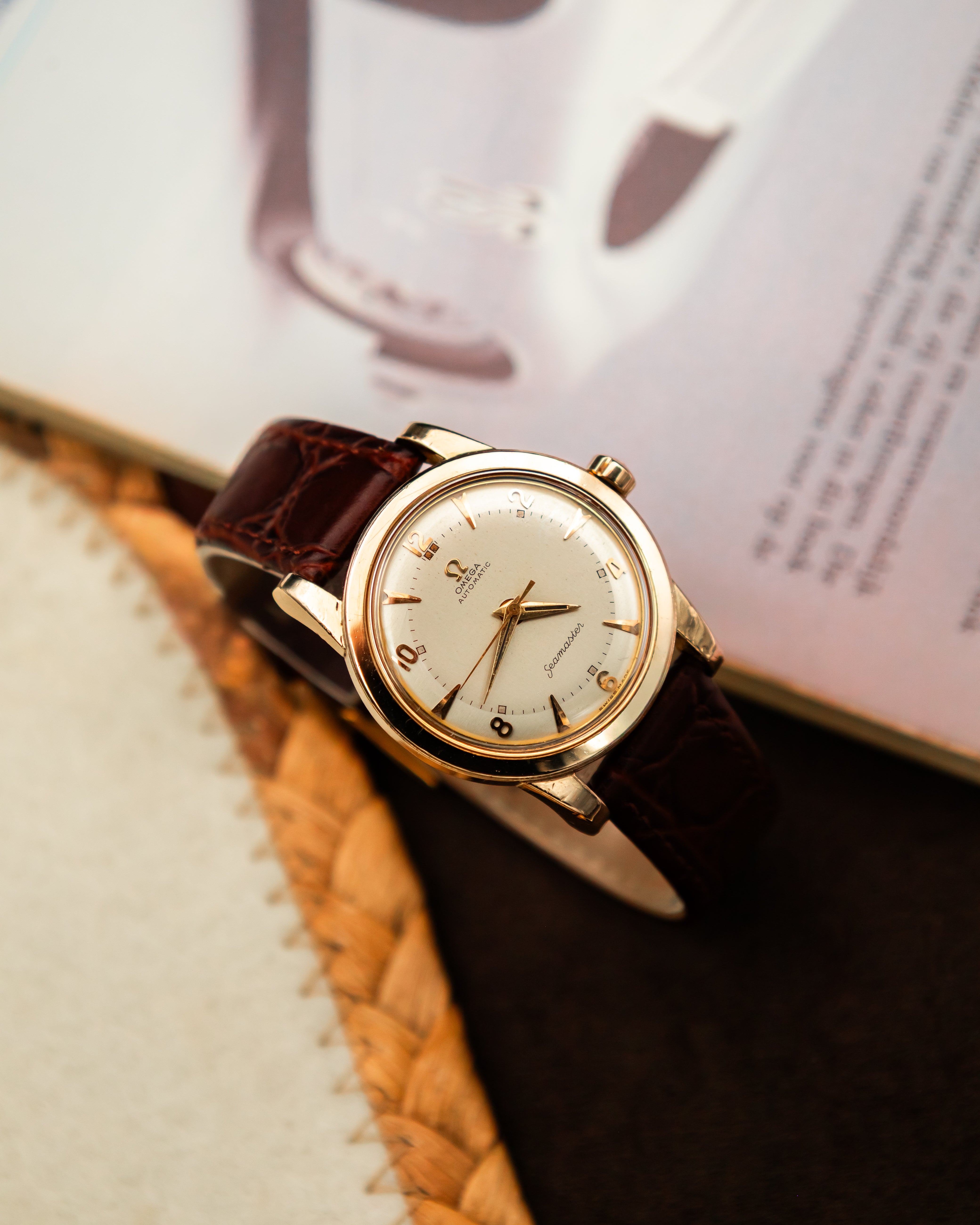 Omega 2577-11 SC Seamaster Bumper - two-tone champagne dial
