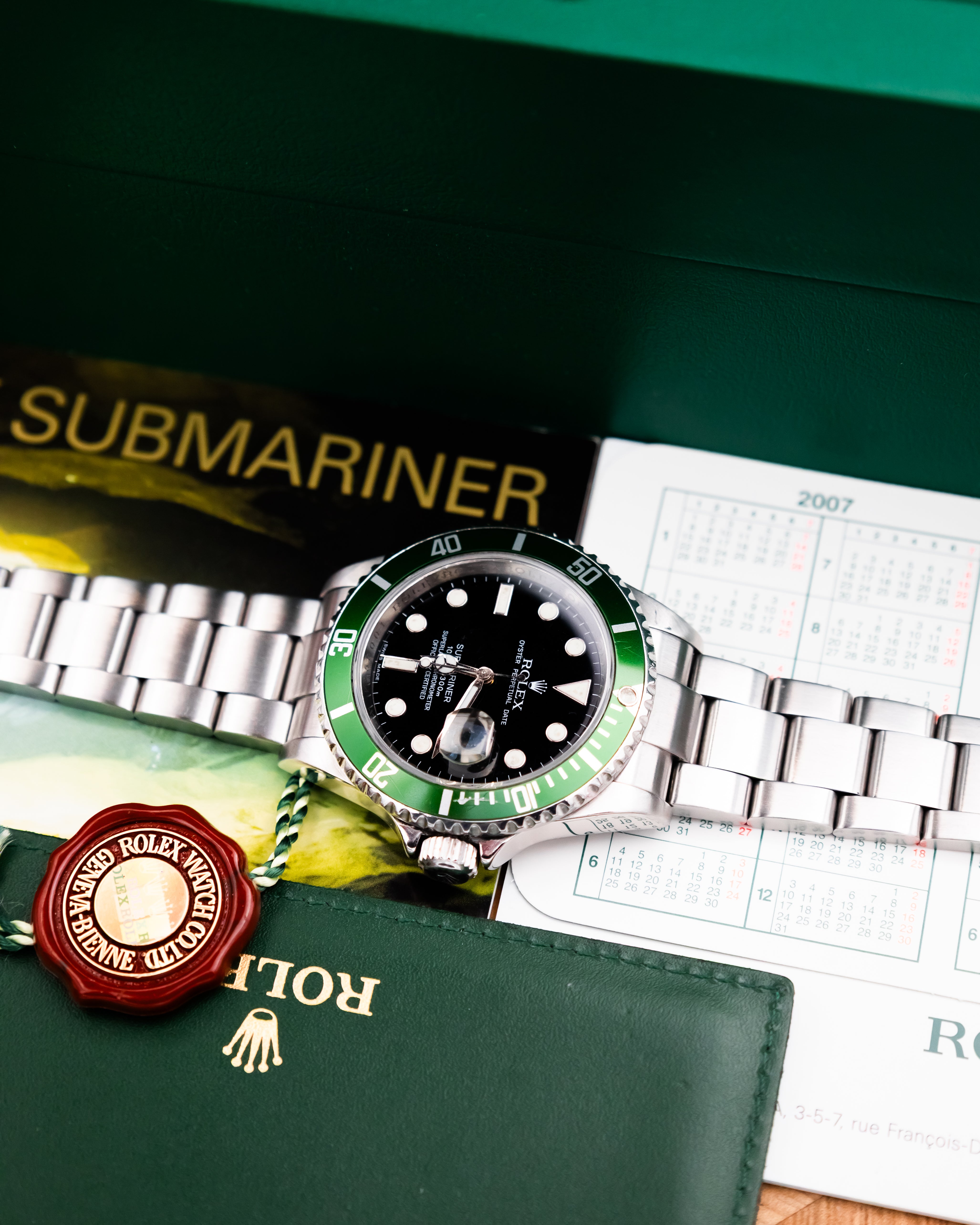 Rolex 16610LV SUBMARINER - black maxi dial