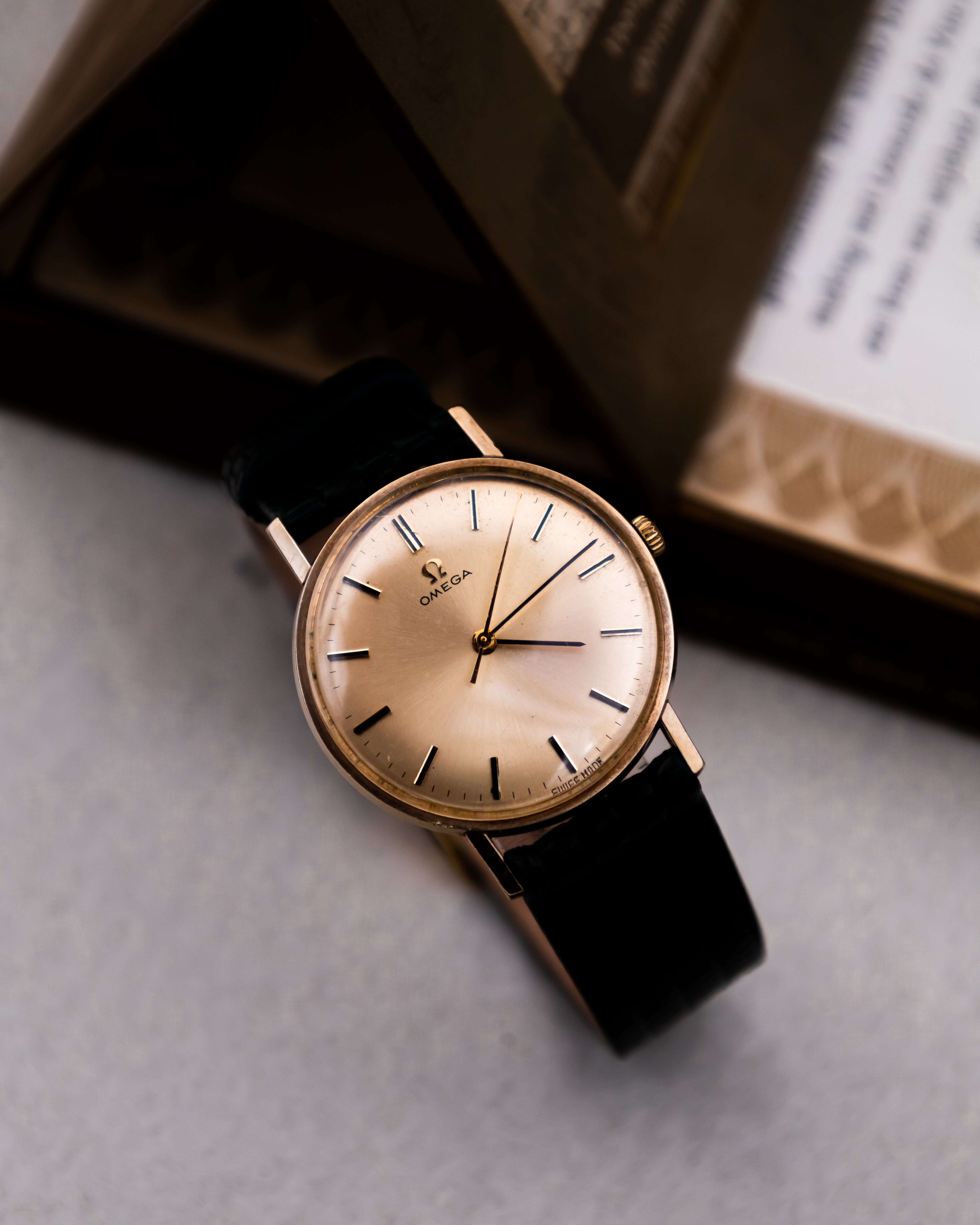 Omega 0016029 14k GF - champagne dial