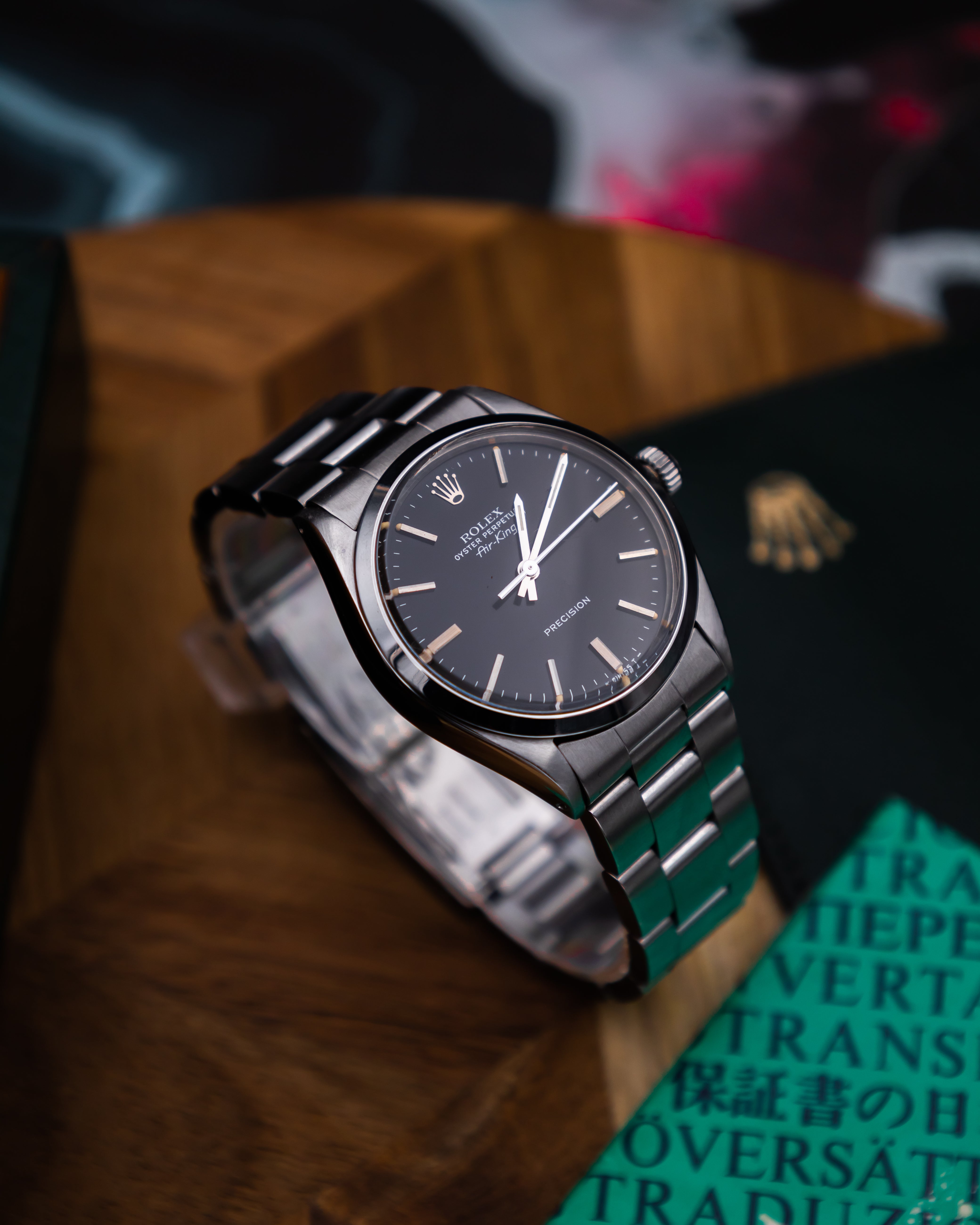 Rolex 5500 Airking - black dial