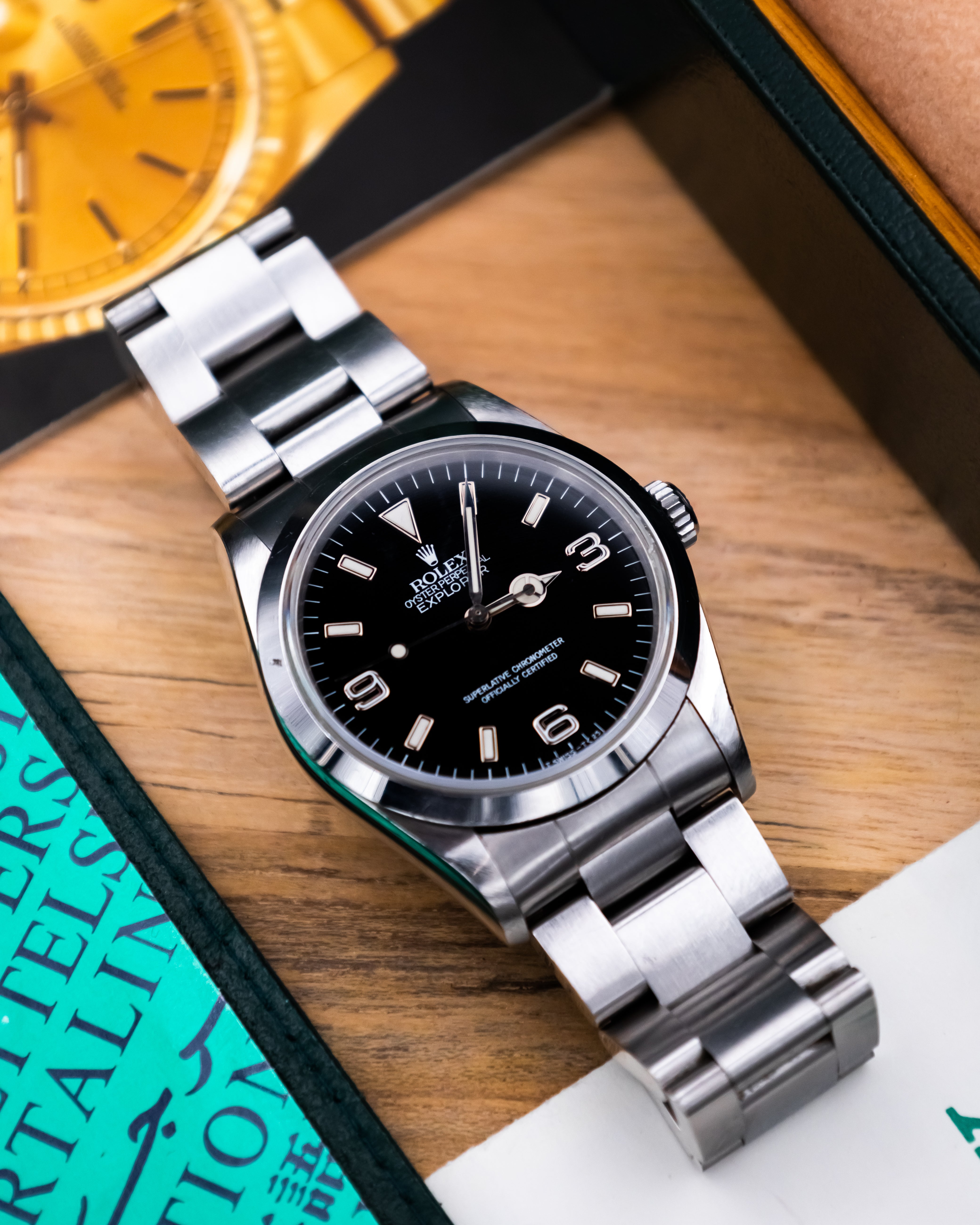 Rolex 14270 Explorer - black dial