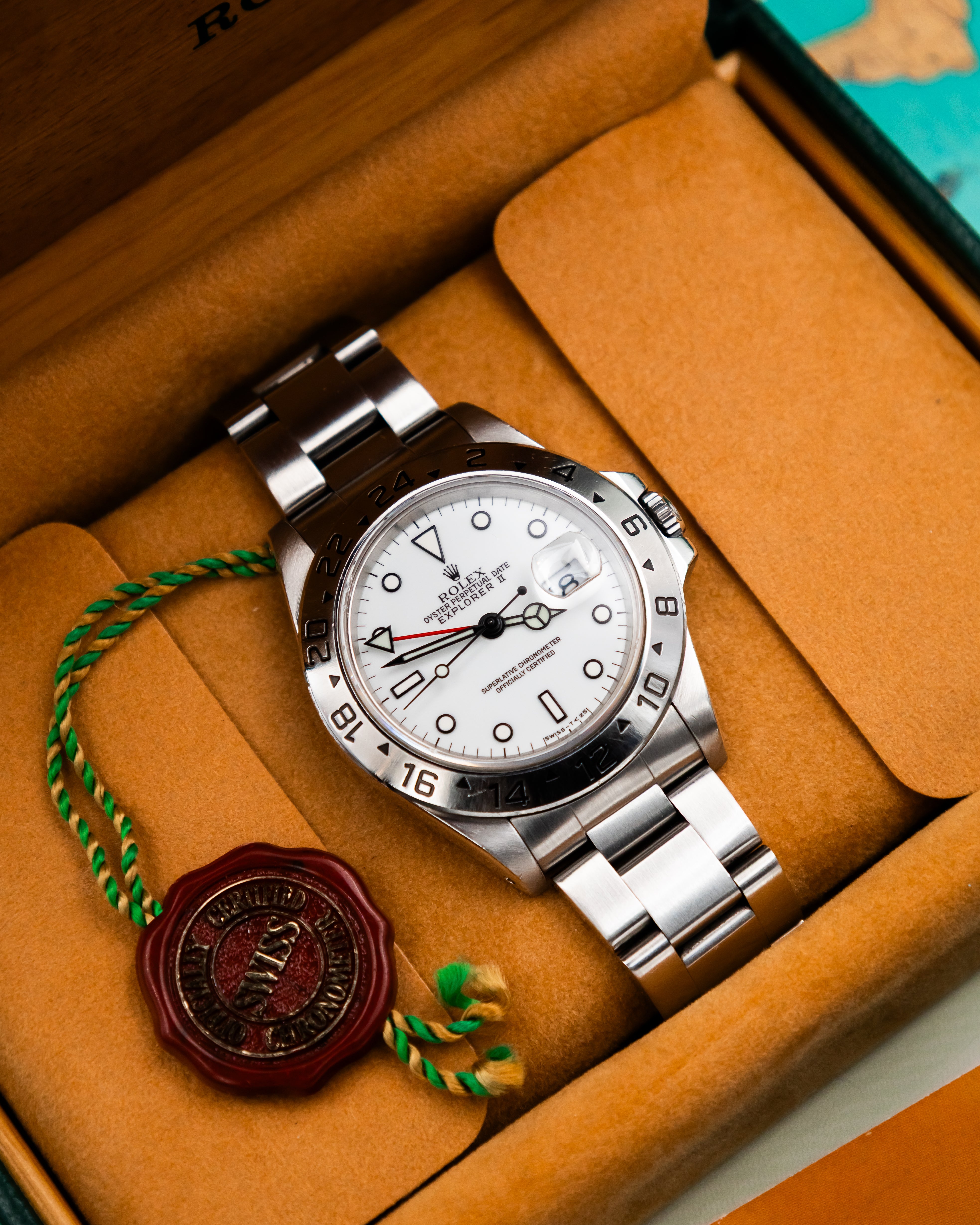 Rolex 16570 Explorer II - Polar White Dial