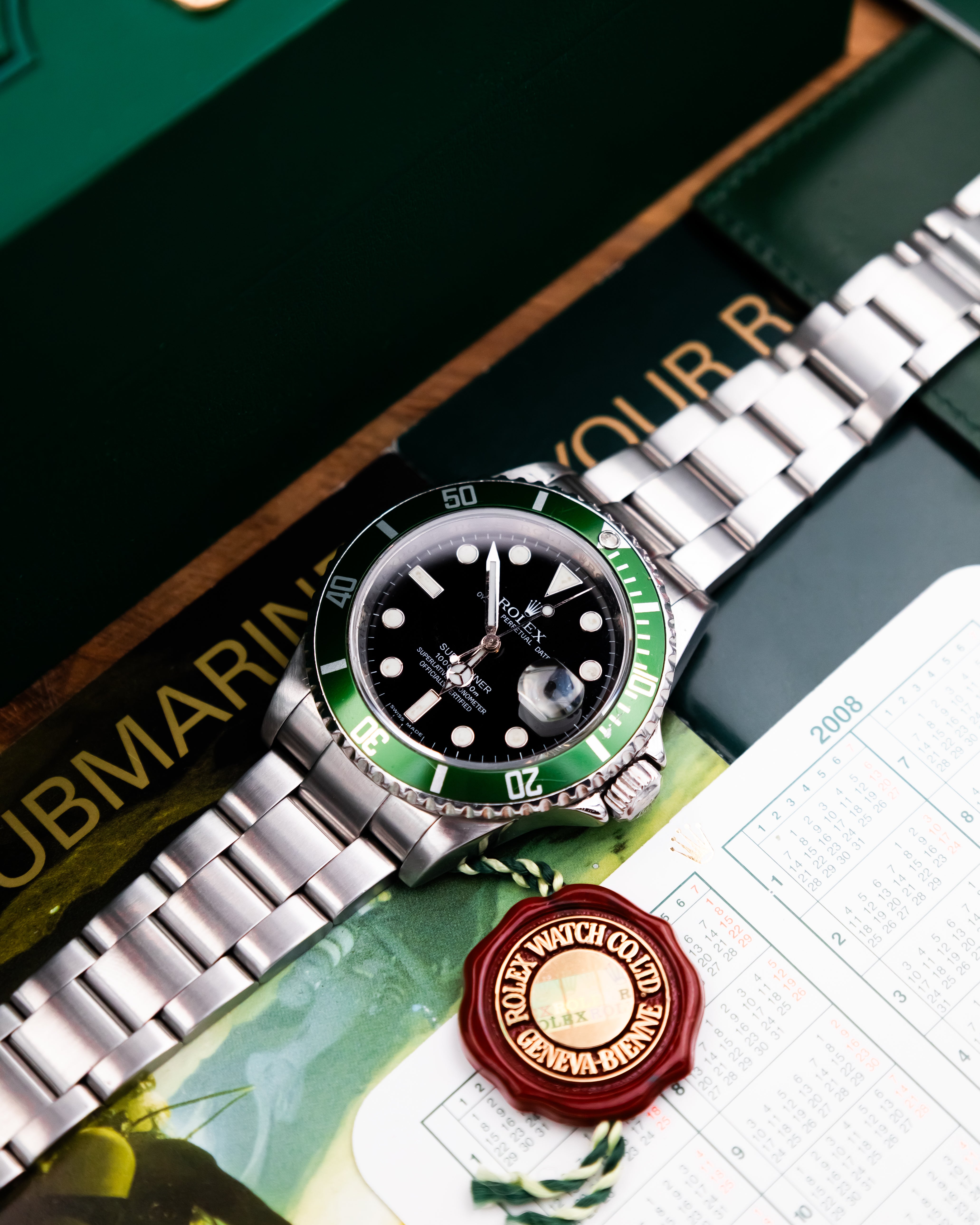 Rolex 16610LV SUBMARINER - black maxi dial
