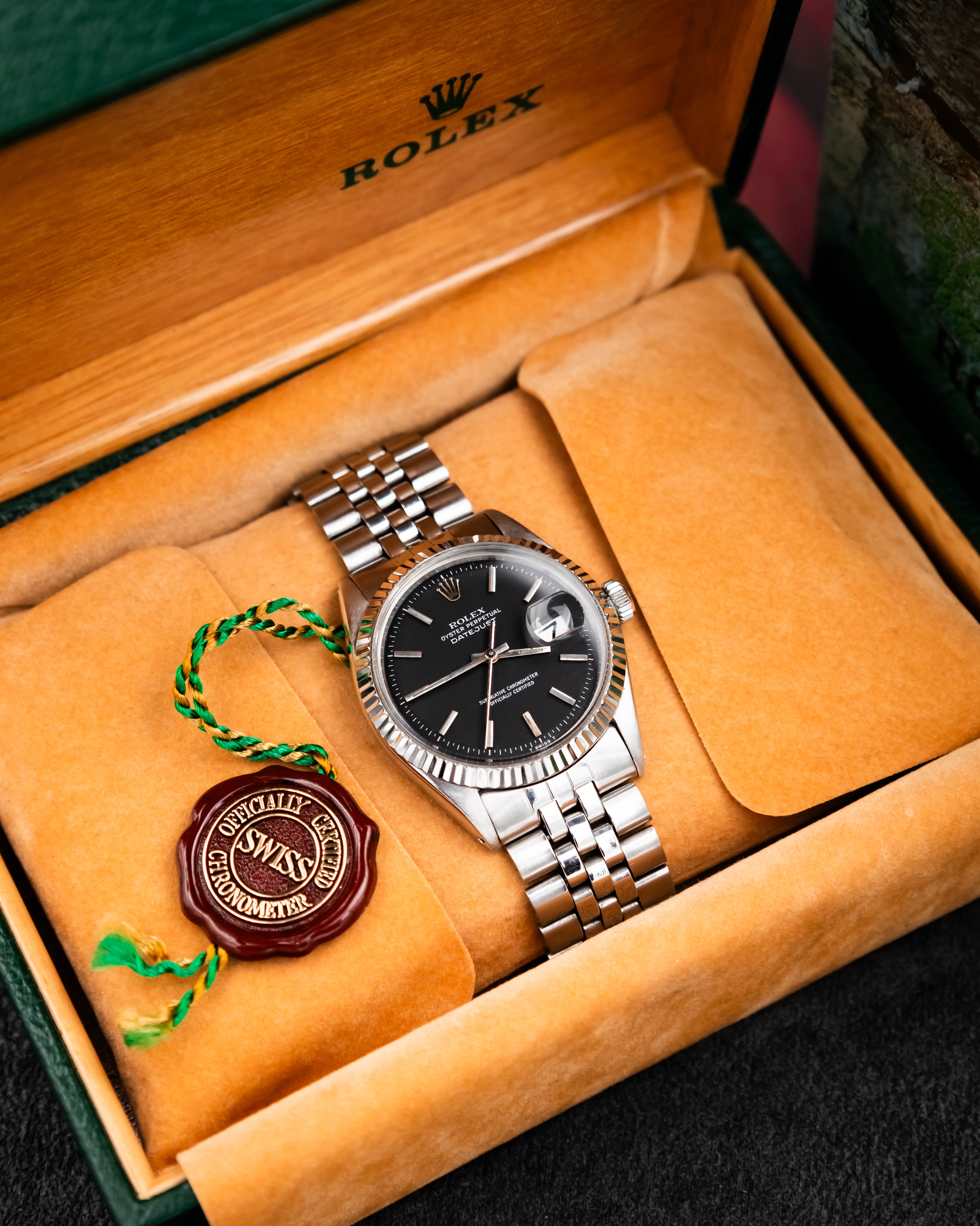 Rolex 1603 Perpetual Datejust - black dial