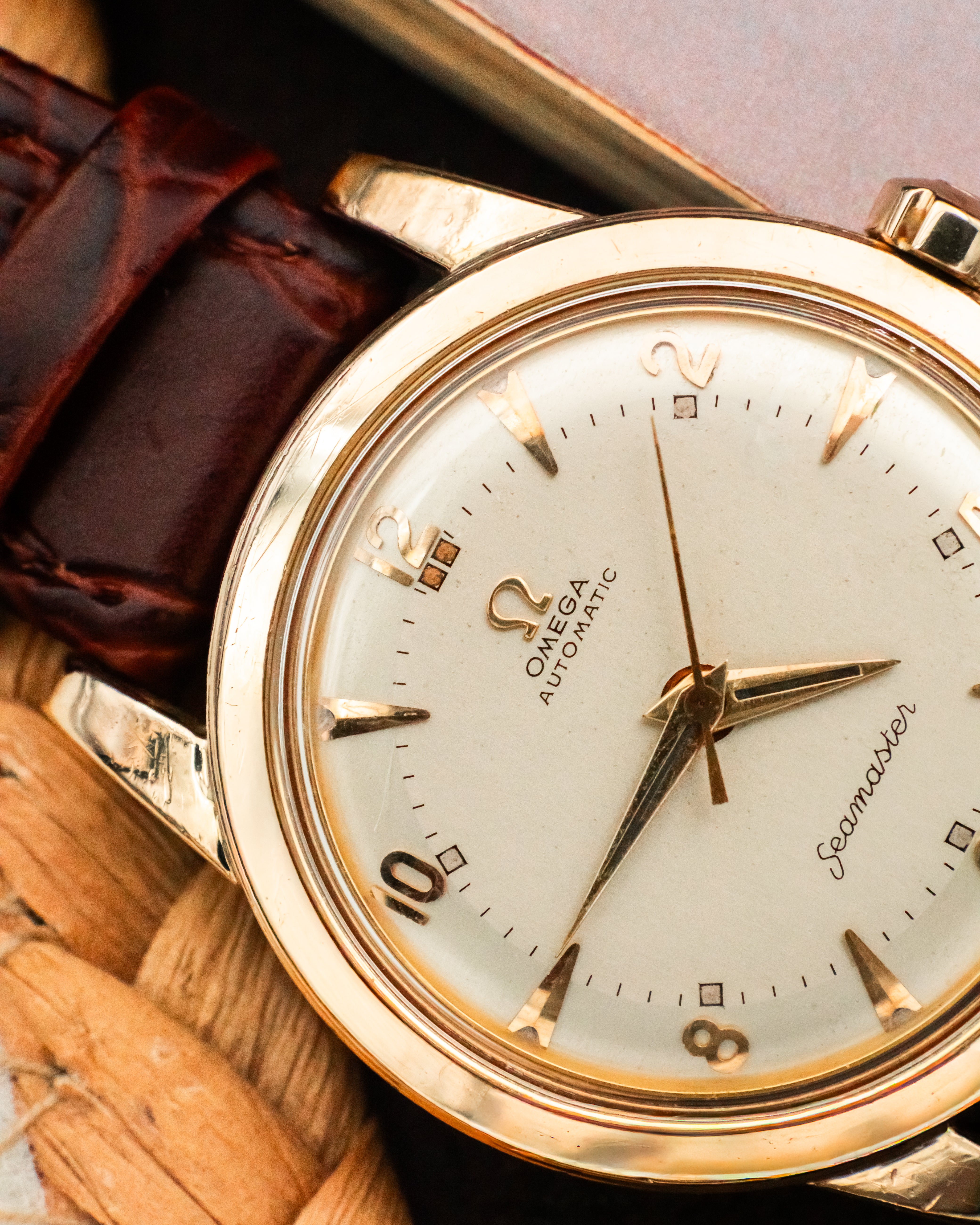 Omega 2577-11 SC Seamaster Bumper - two-tone champagne dial
