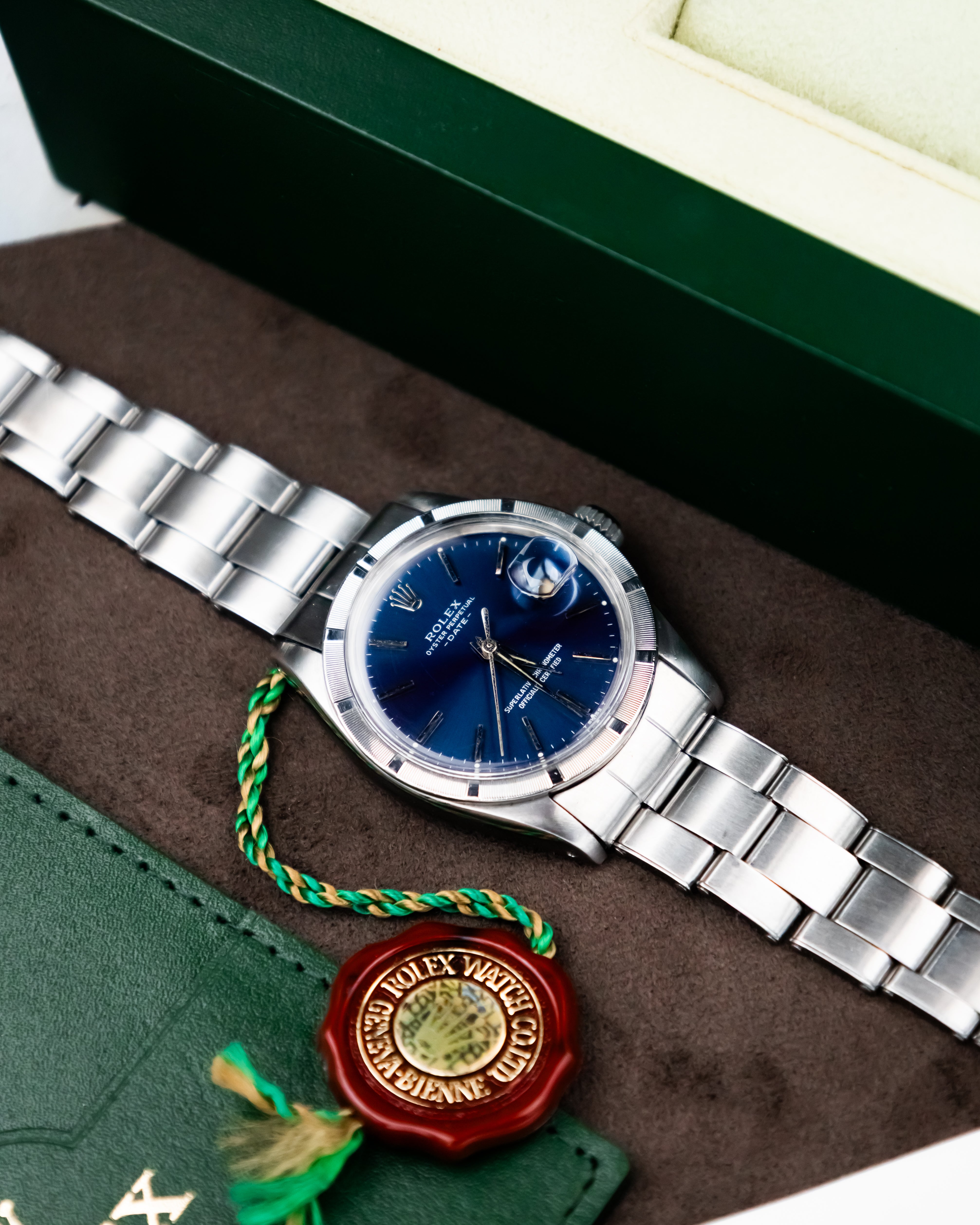 Rolex 1501 Perpetual Date - Blue Dial