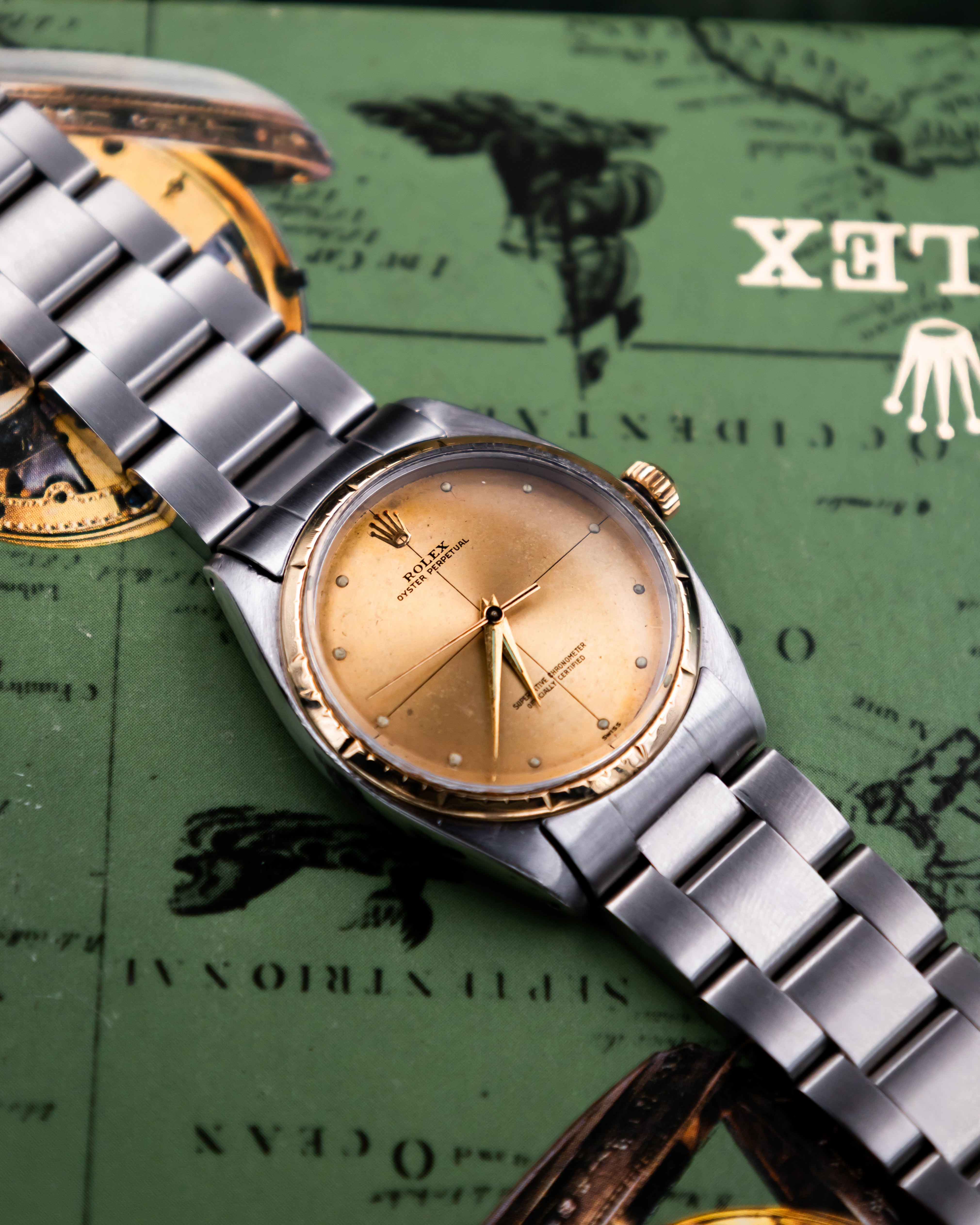 Rolex 1008 Oyster Perpetual- gold dial