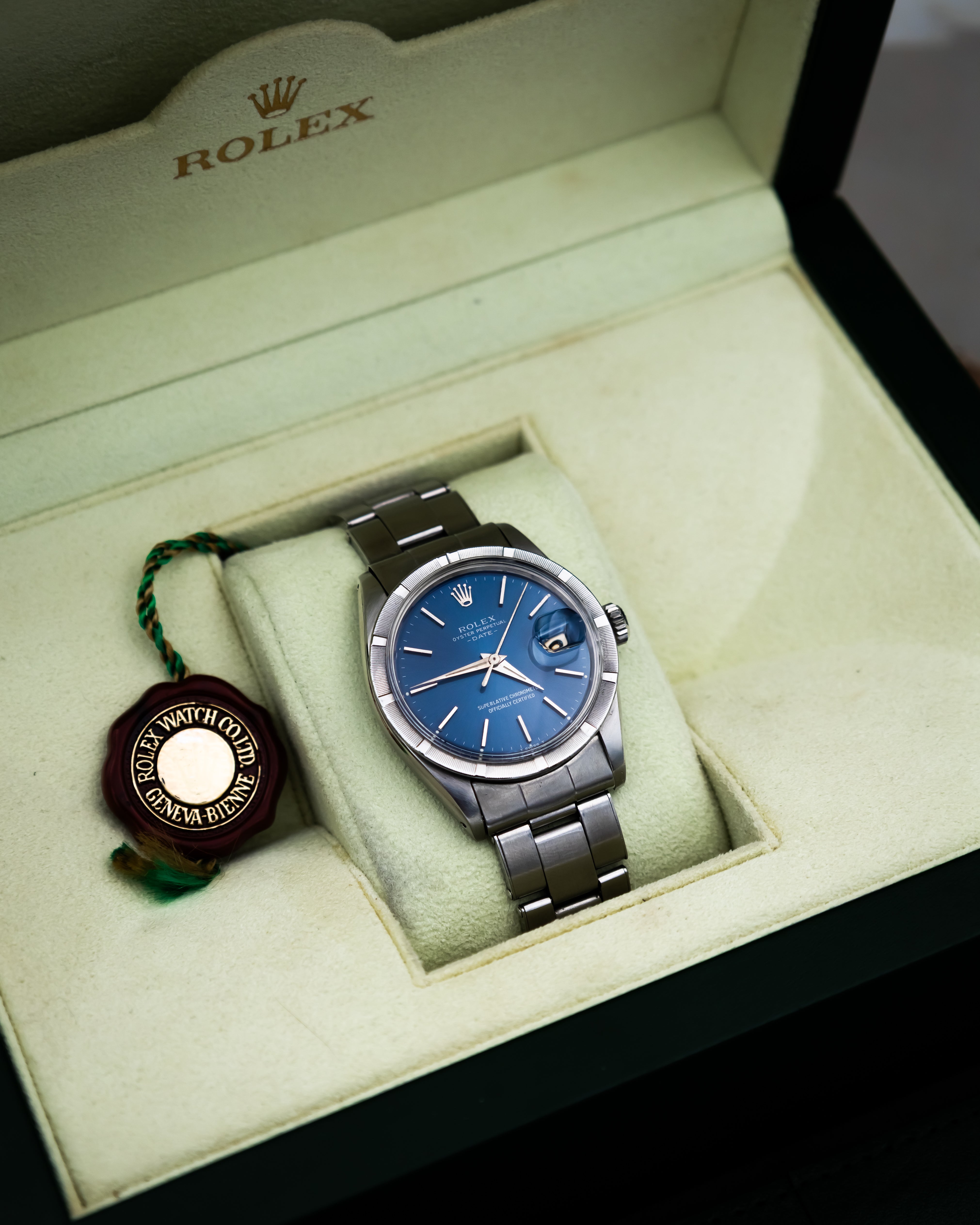 Rolex 1501 Perpetual Date - Blue Dial