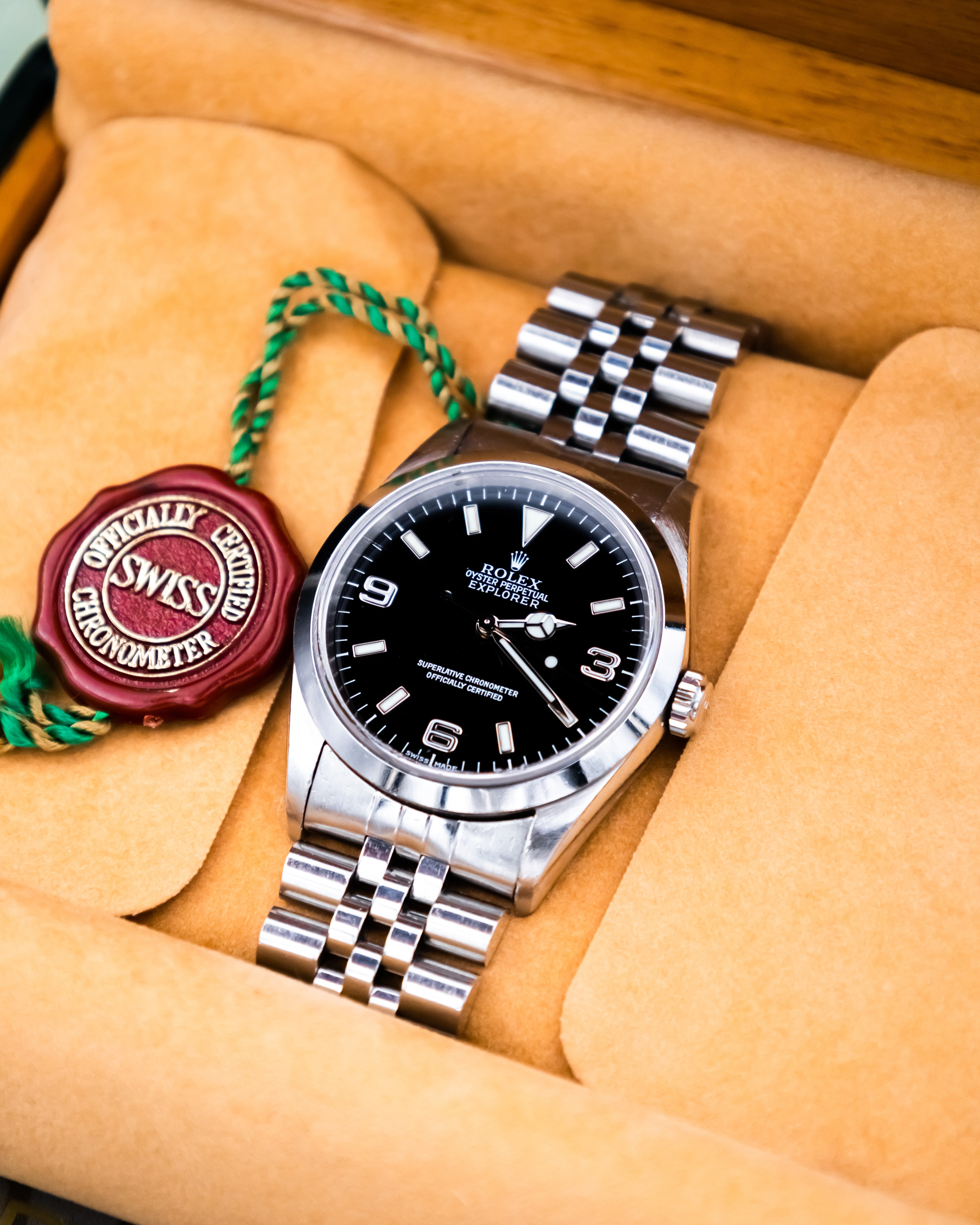 Rolex 14270 Explorer - SWISS black dial