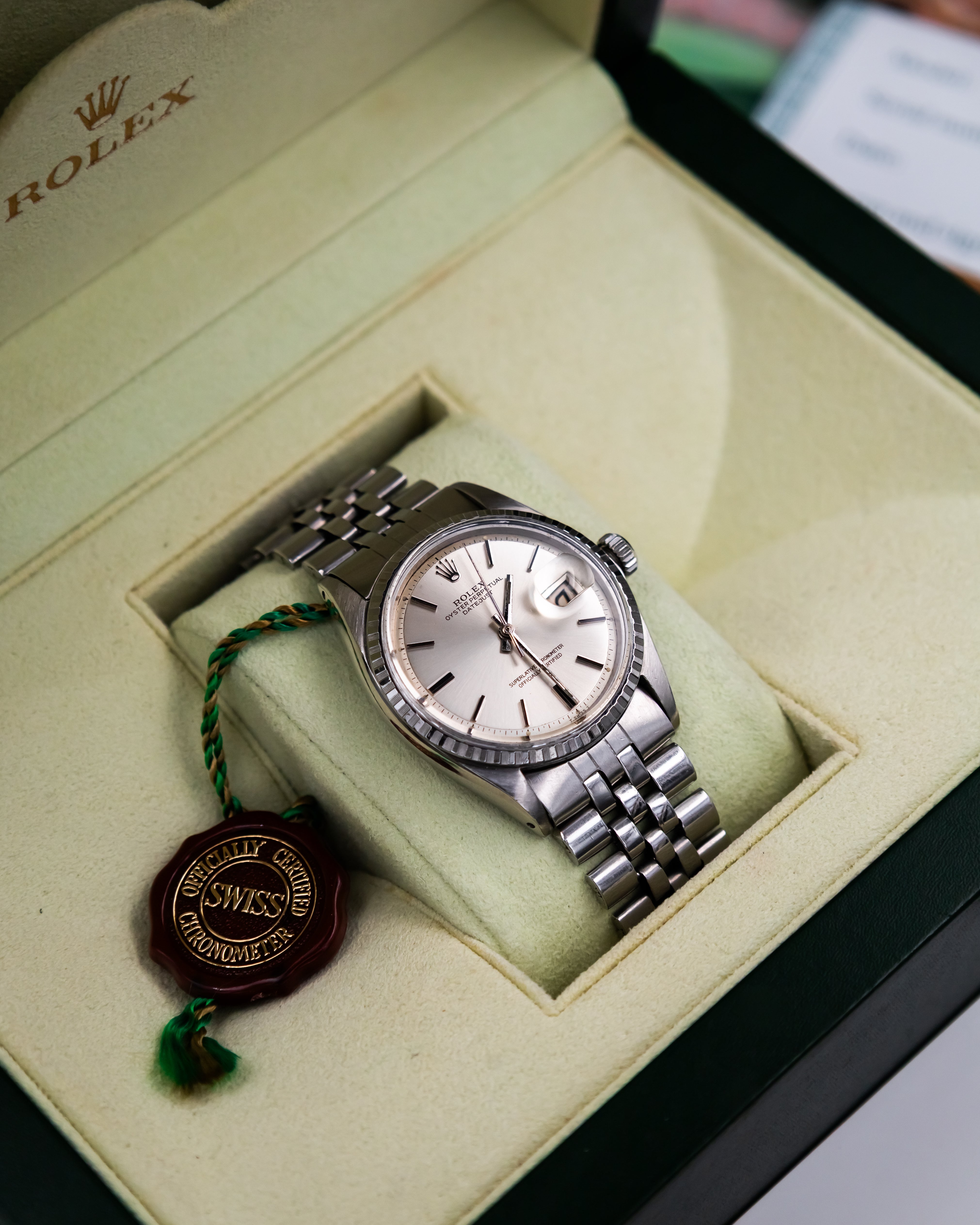 Rolex 1603 Perpetual Datejust - Silver dial