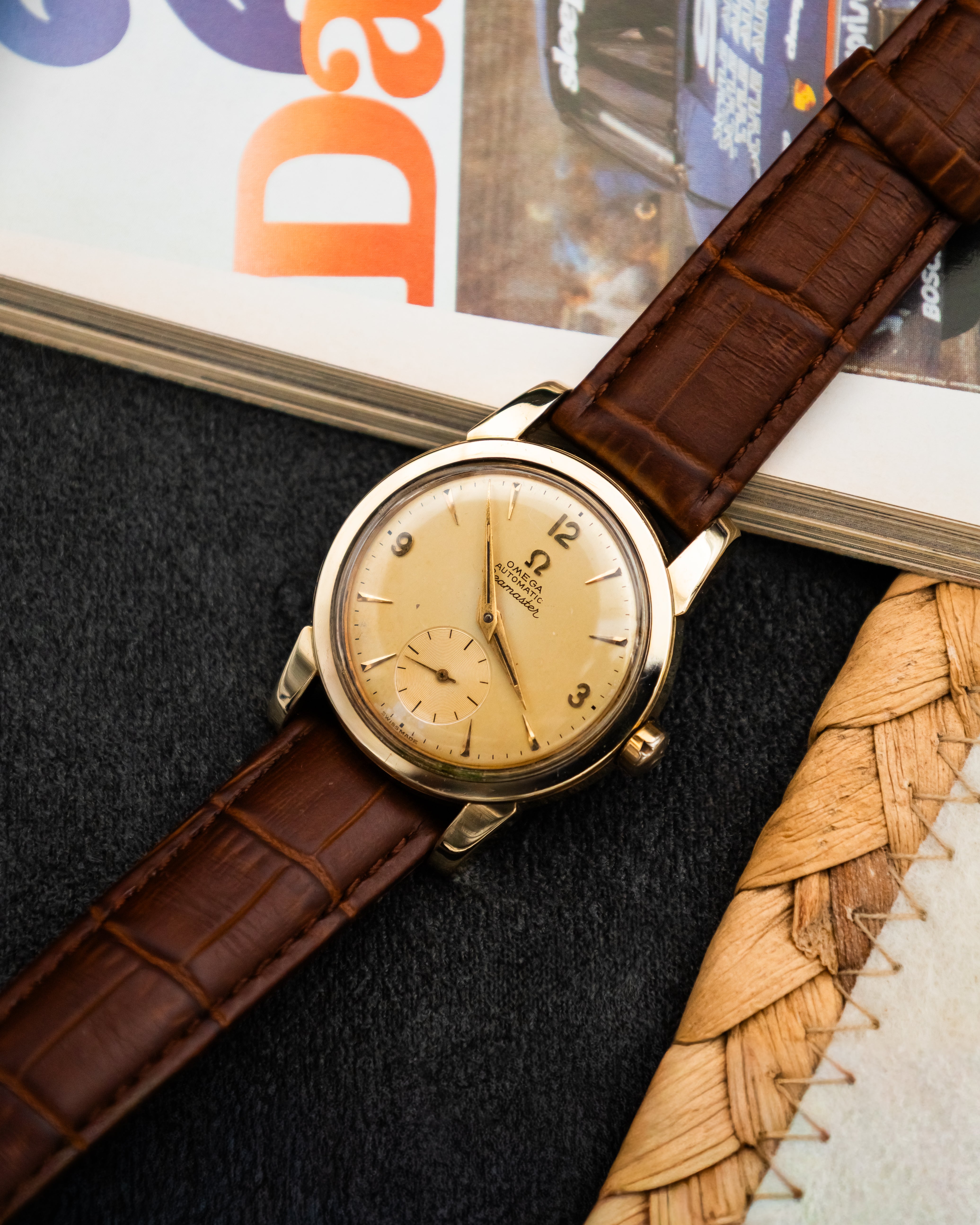Omega 2848-1 Seamaster Sub-Second - Champagne Dial