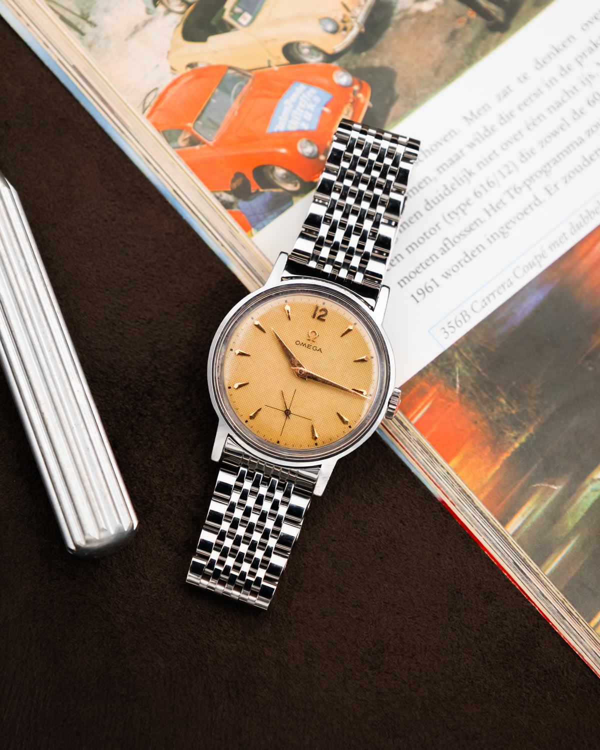 Omega 125.003-62 Seamaster Sub-Second - Waffle Dial