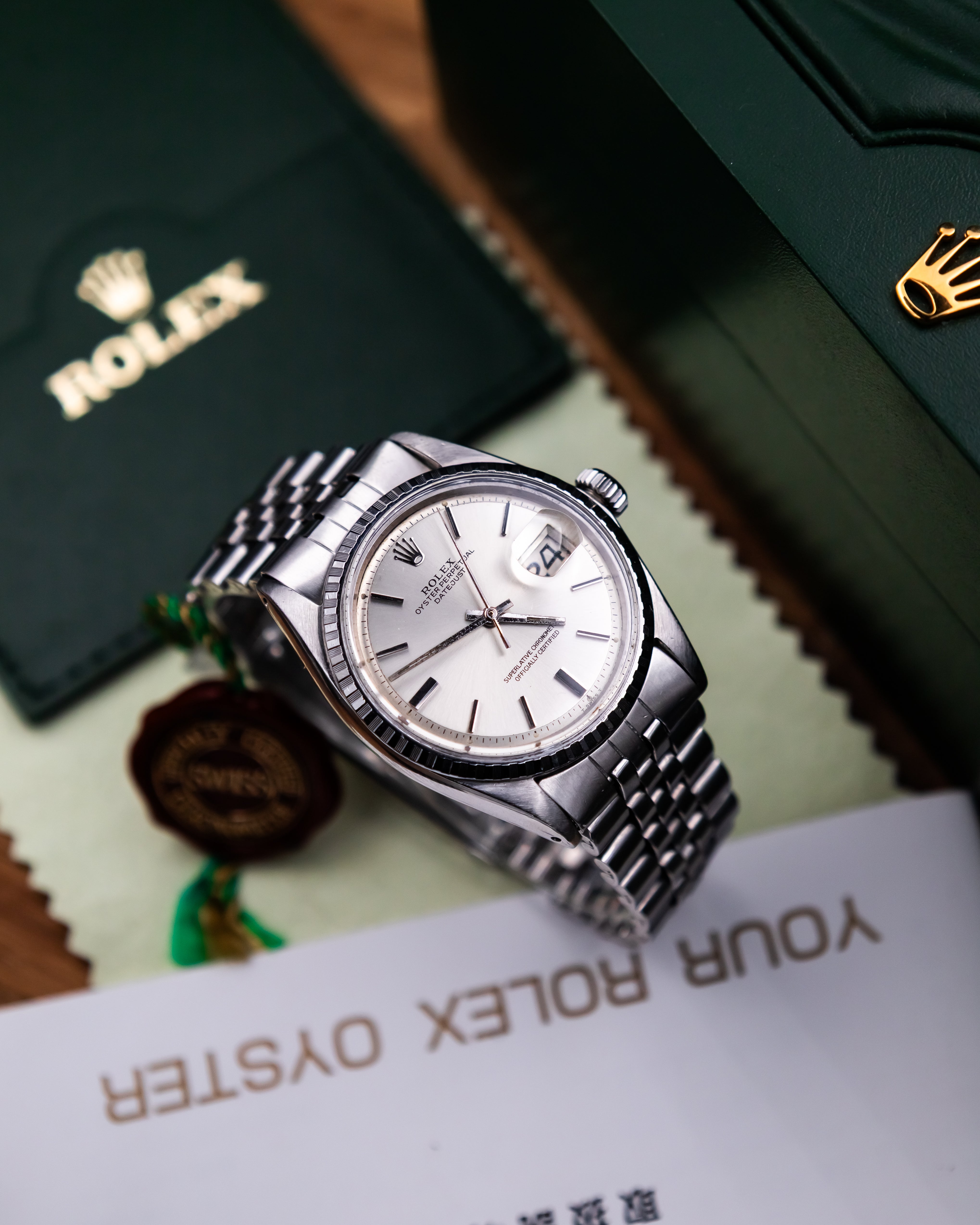 Rolex 1603 Perpetual Datejust - Silver dial