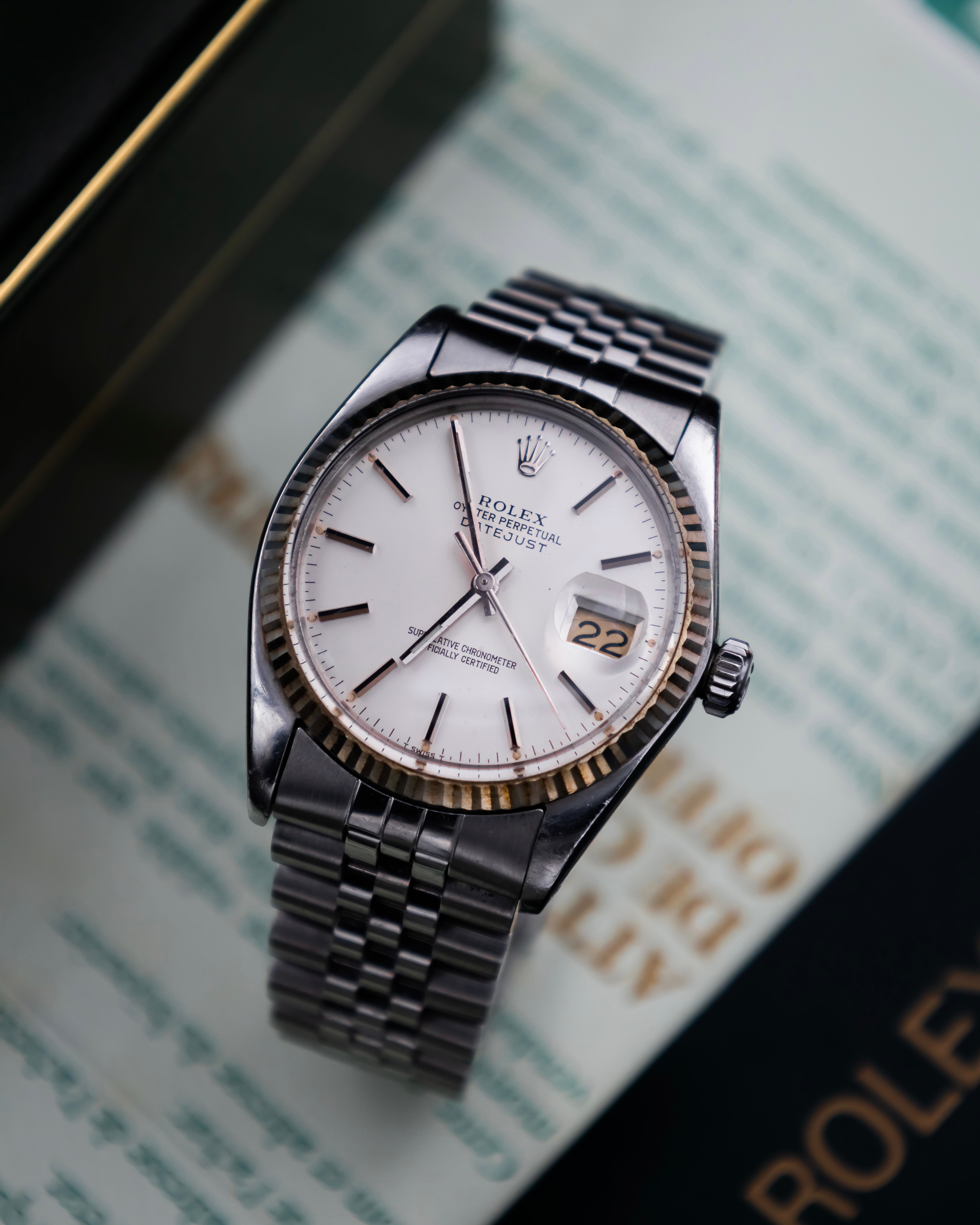 Rolex 16014 Perpetual Datejust - grey dial