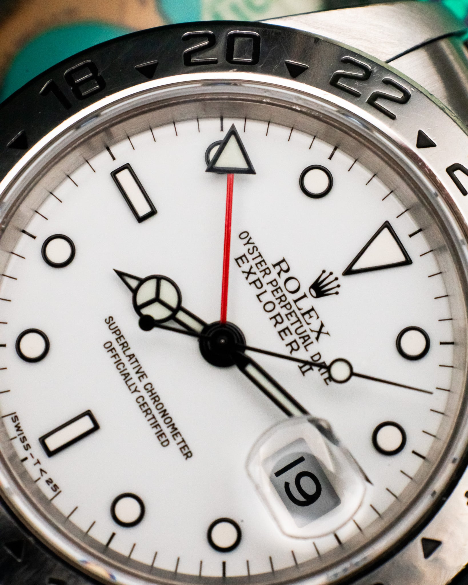 Rolex 16570 Explorer II - Polar White Dial