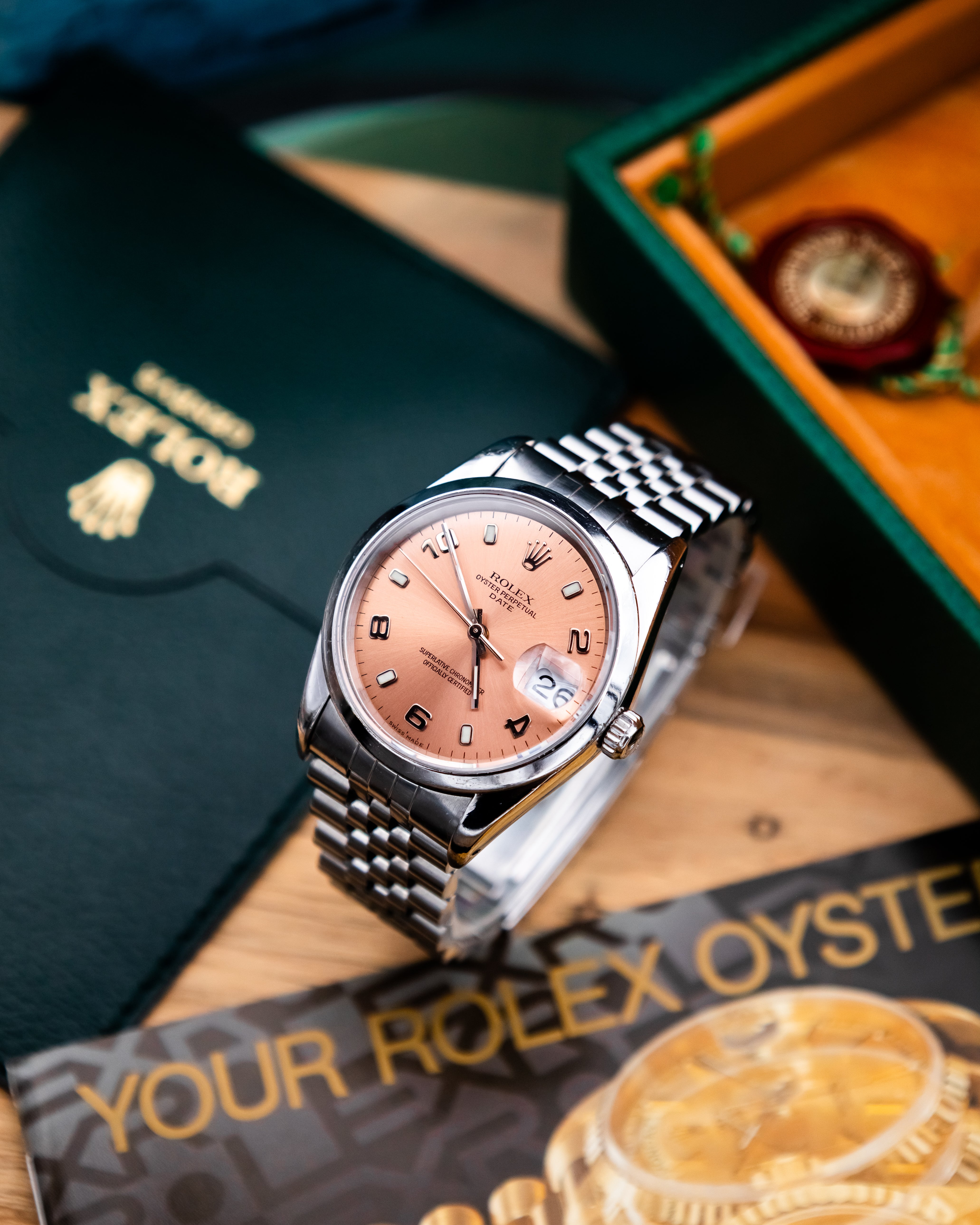Rolex 15200 Oyster Perpetual- Salmon dial