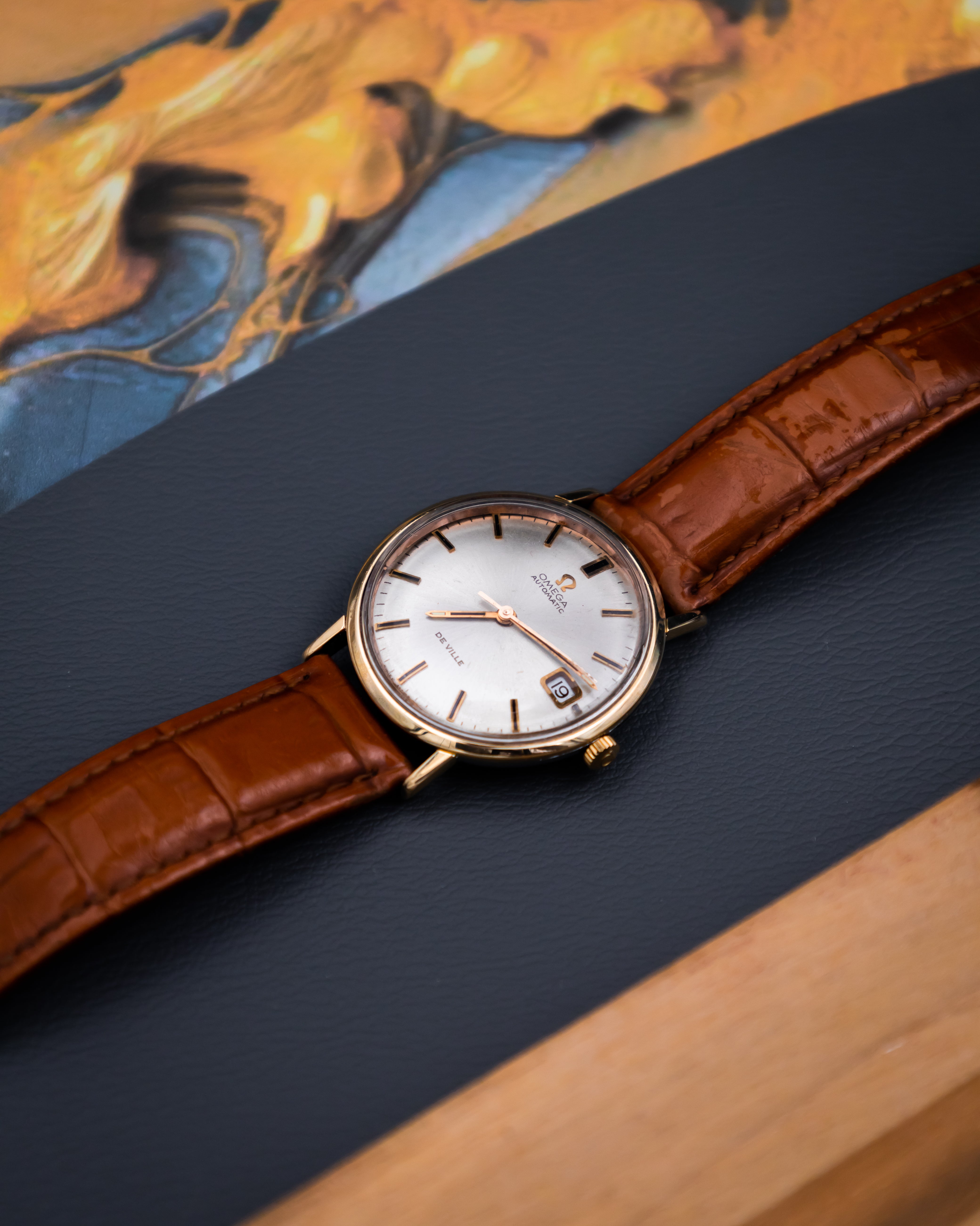 Omega 14765 - 2SC Seamaster De Ville - champagne dial