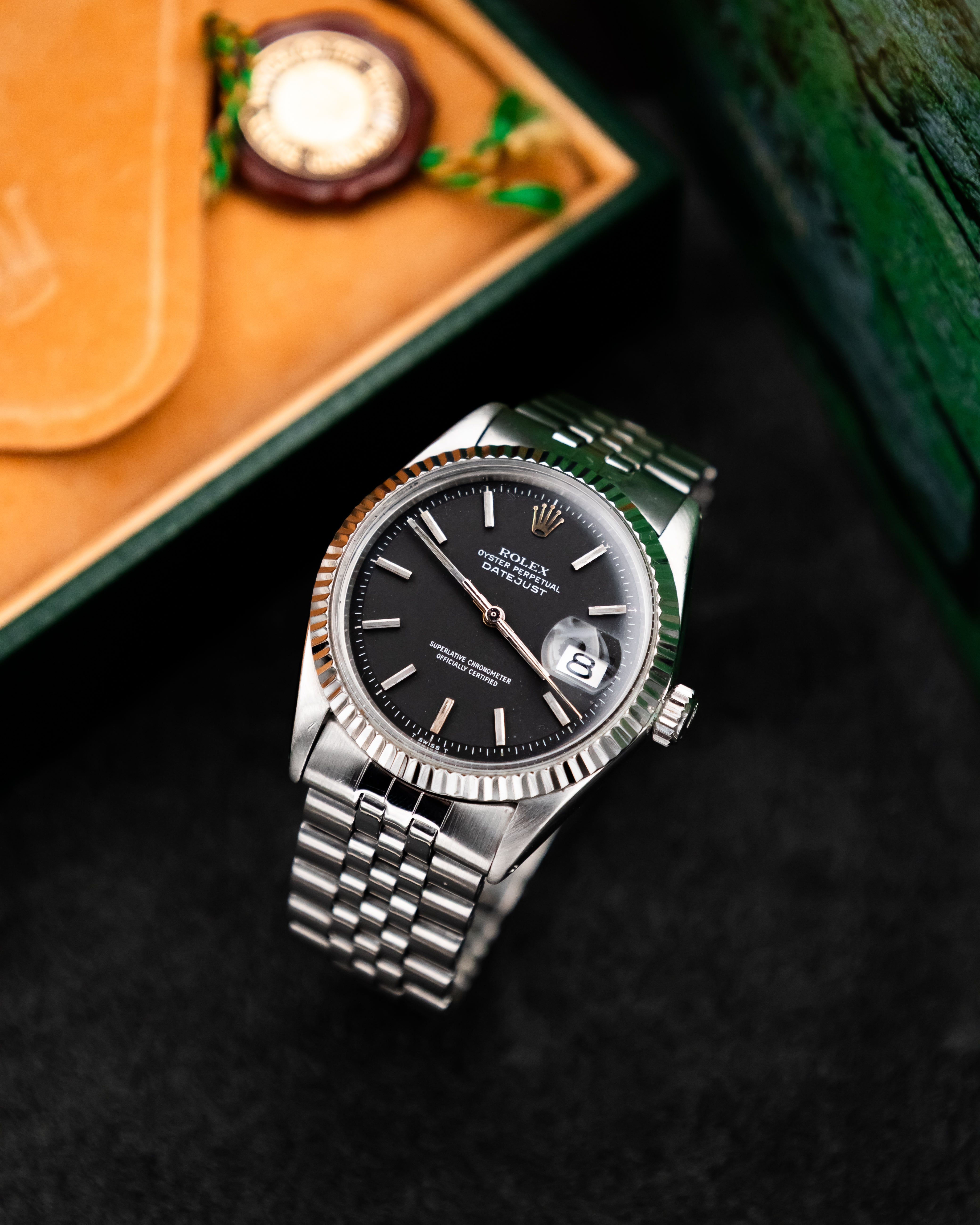 Rolex 1603 Perpetual Datejust - black dial